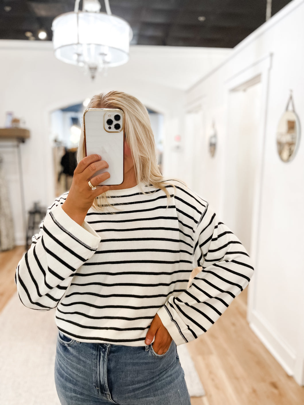 Stella Stripe Knit Top