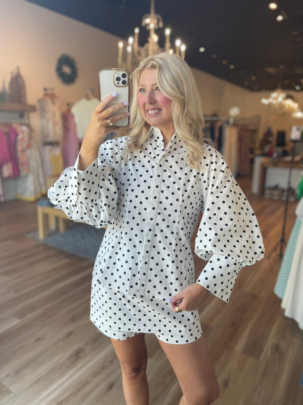 Frankie Polka Dot Top