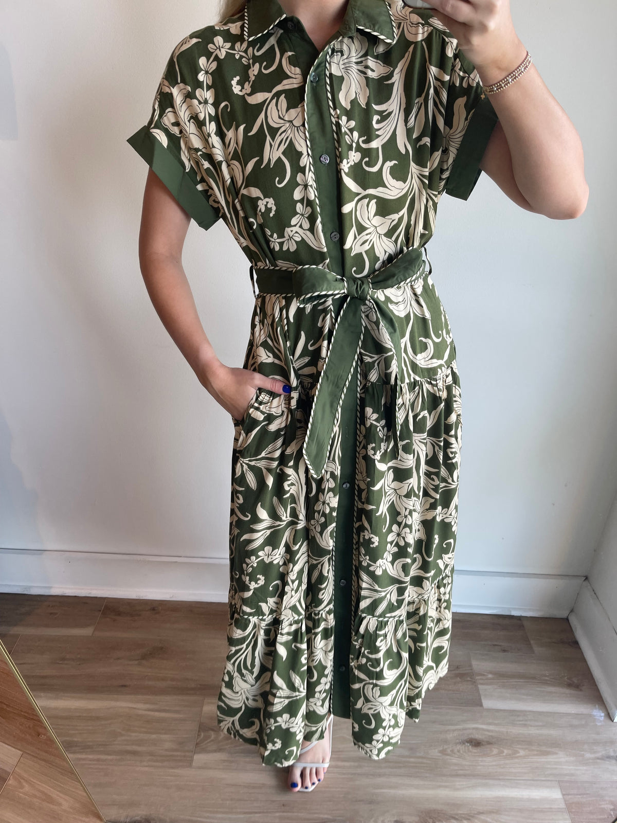 Sage Midi Dress