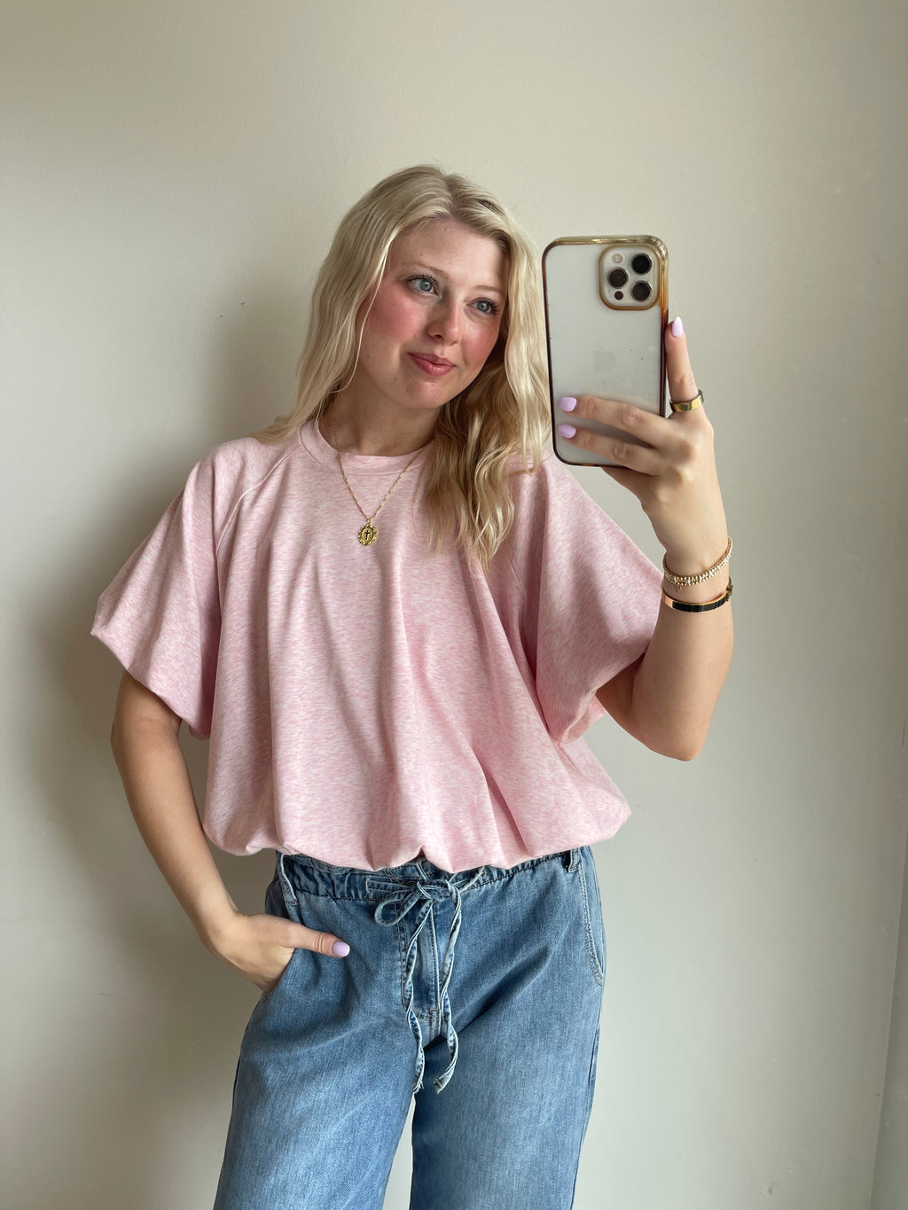 Jersey Bubble Top