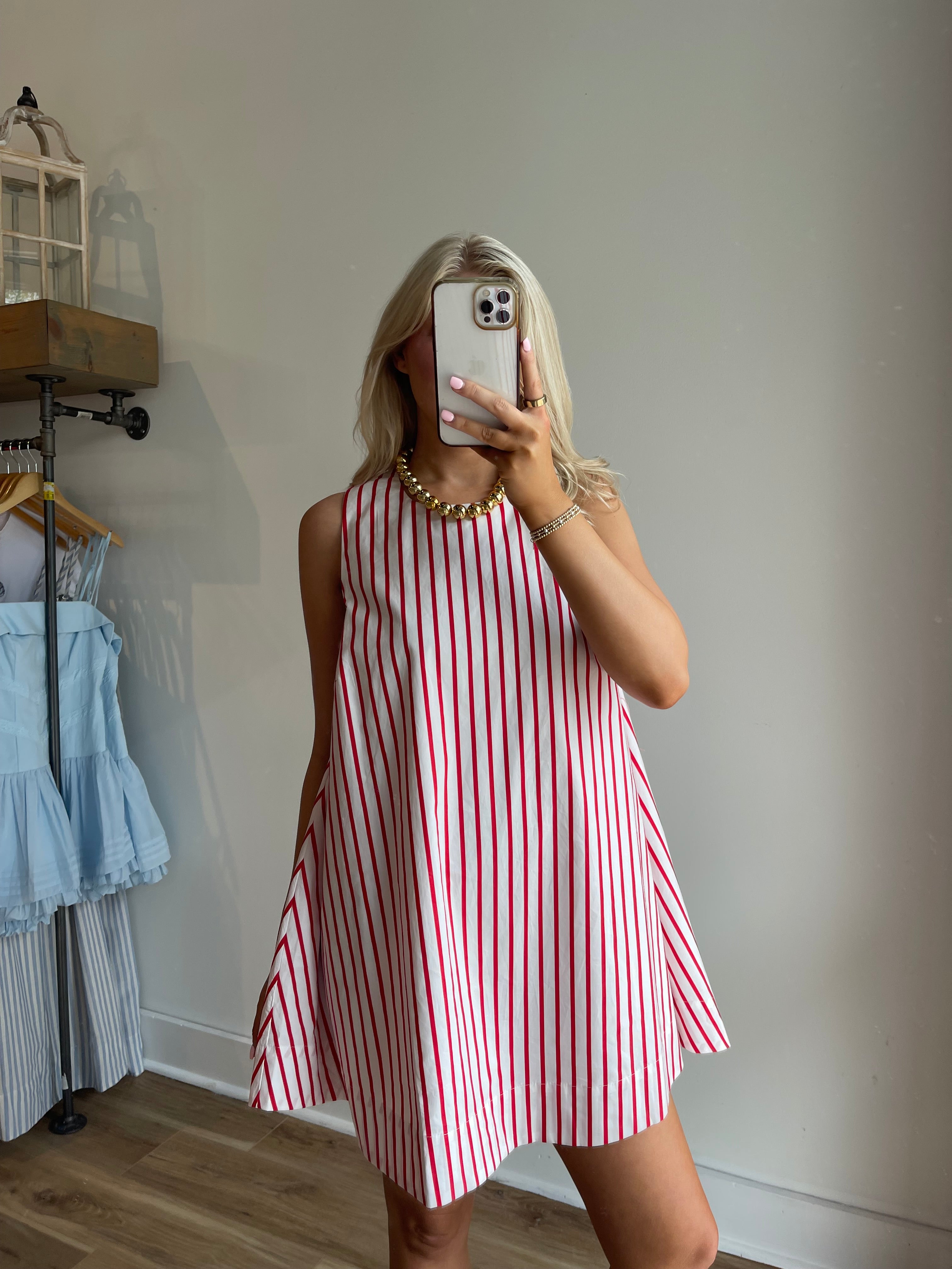 Riley Stripe Mini Dress