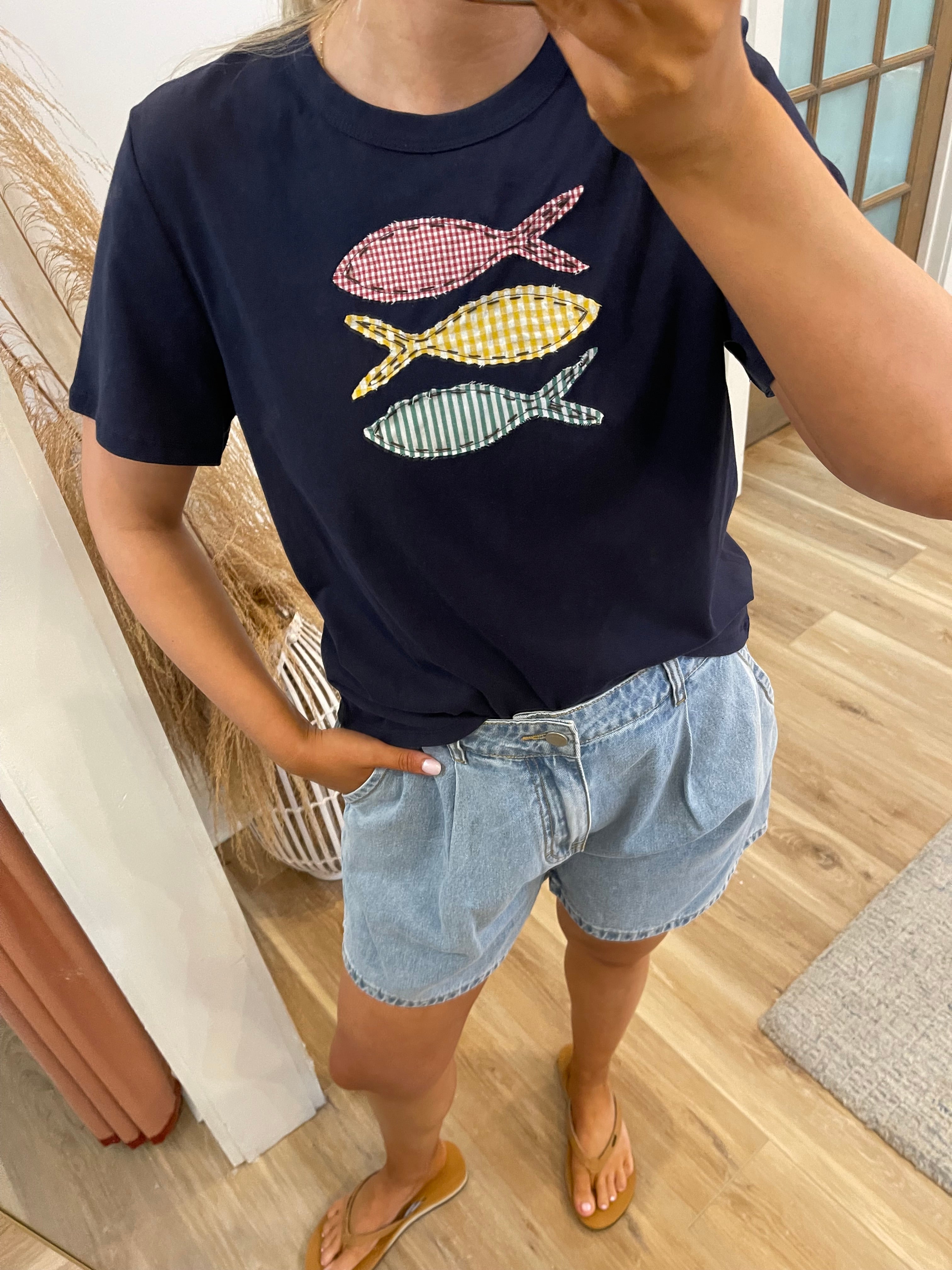 Patchwork Fish T-Shirt