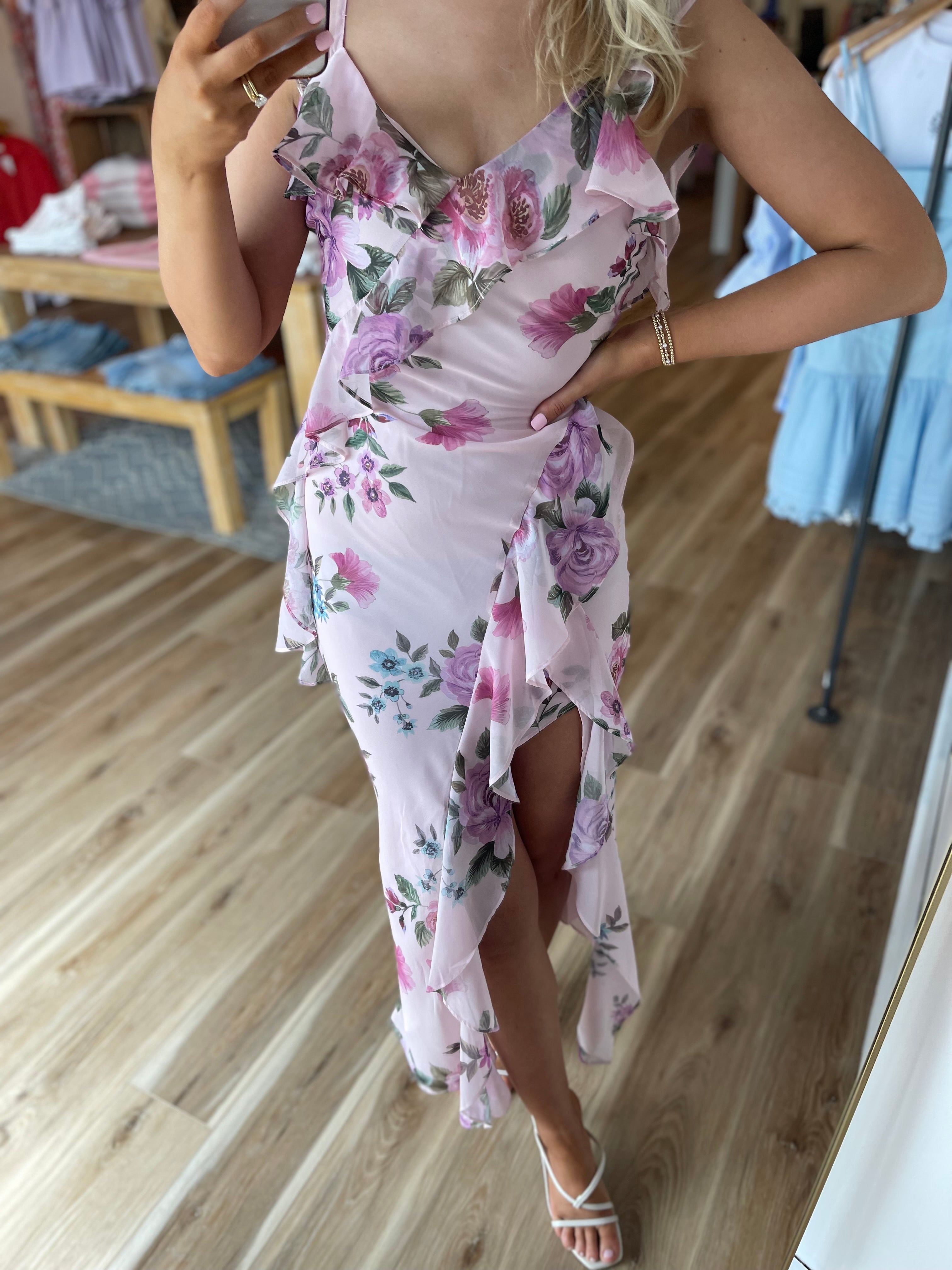 Lily Floral Midi Dress