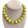 Chartreuse Bauble Necklace