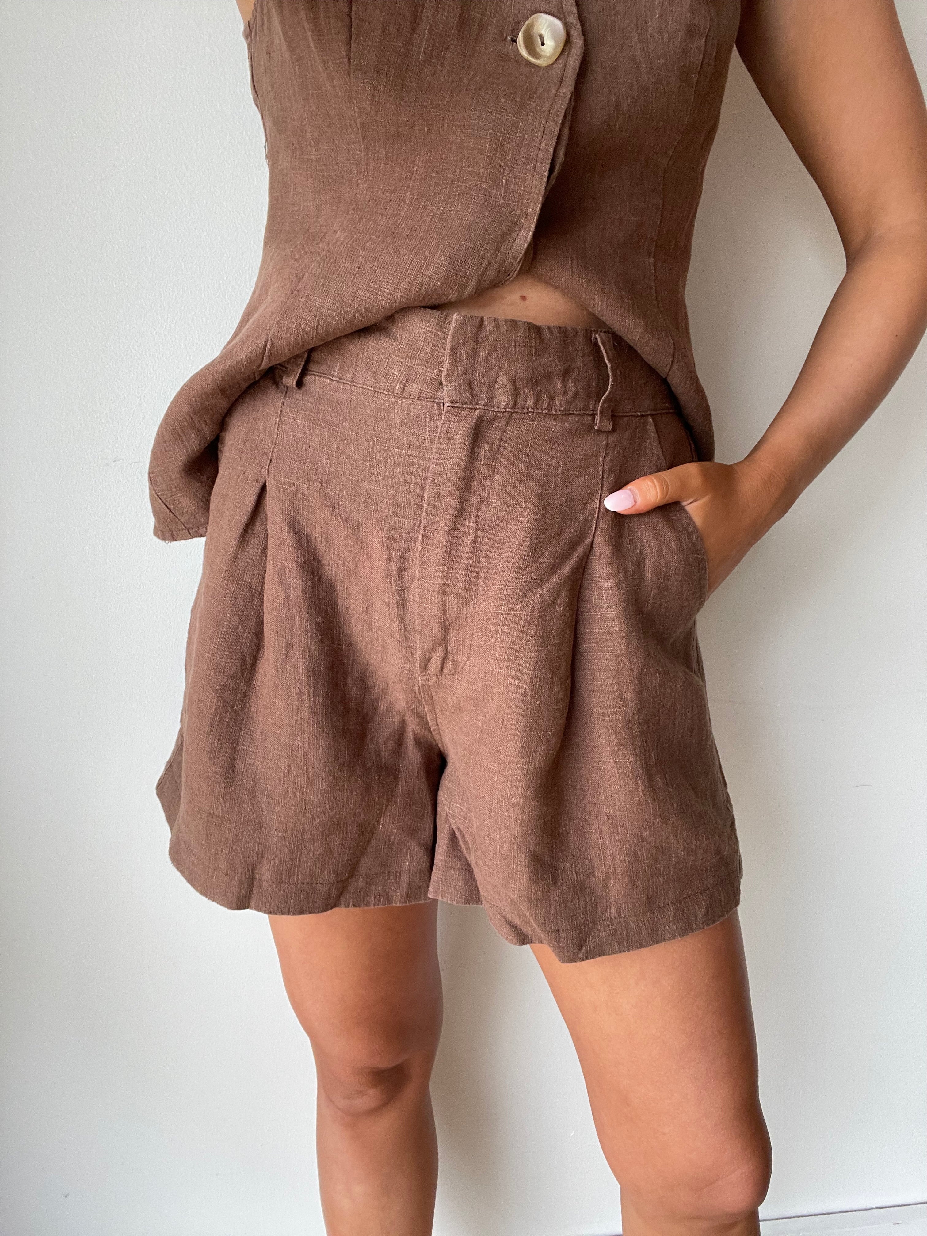 Eloise Linen Shorts