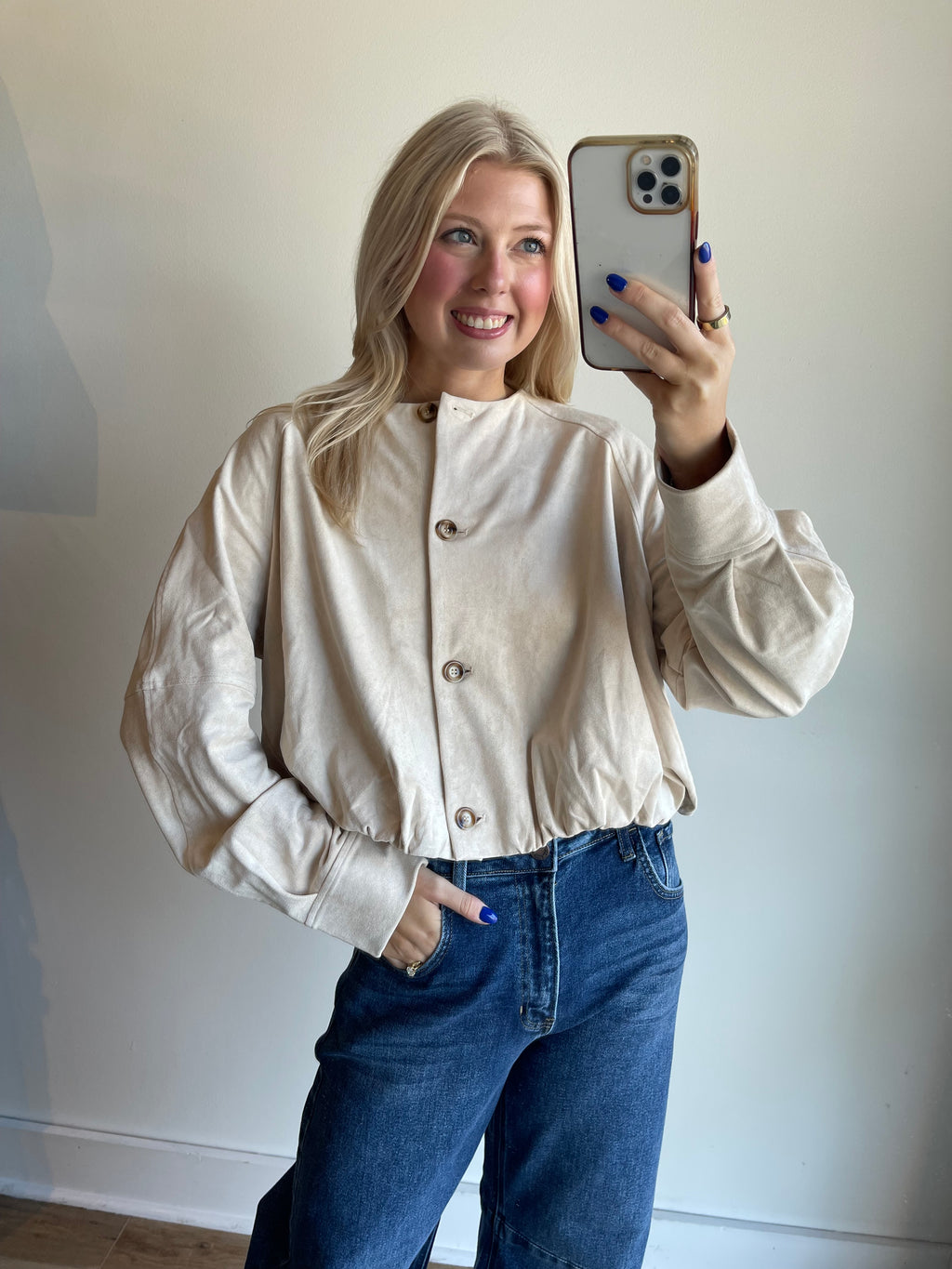 Phoebe Bubble Crop Jacket