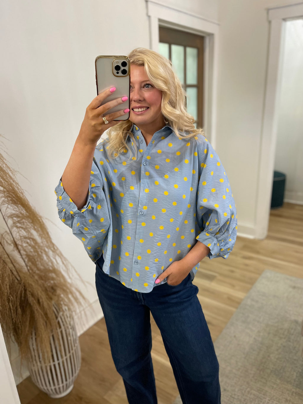 Payton Polka Dot Top