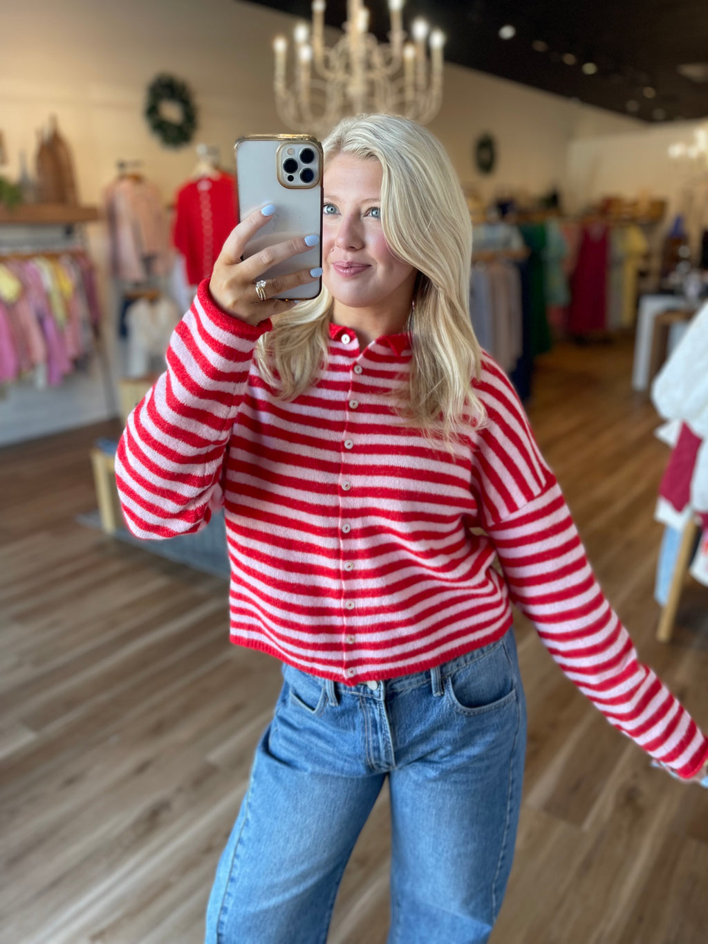 Norah Striped Cardigan