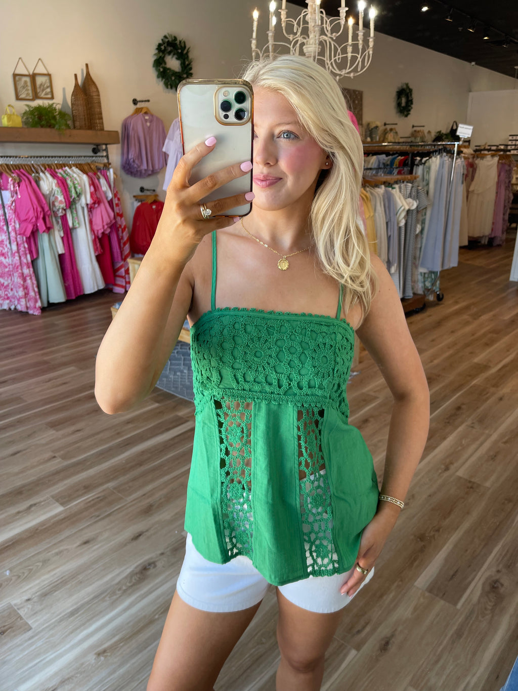 Meredith Crochet Top
