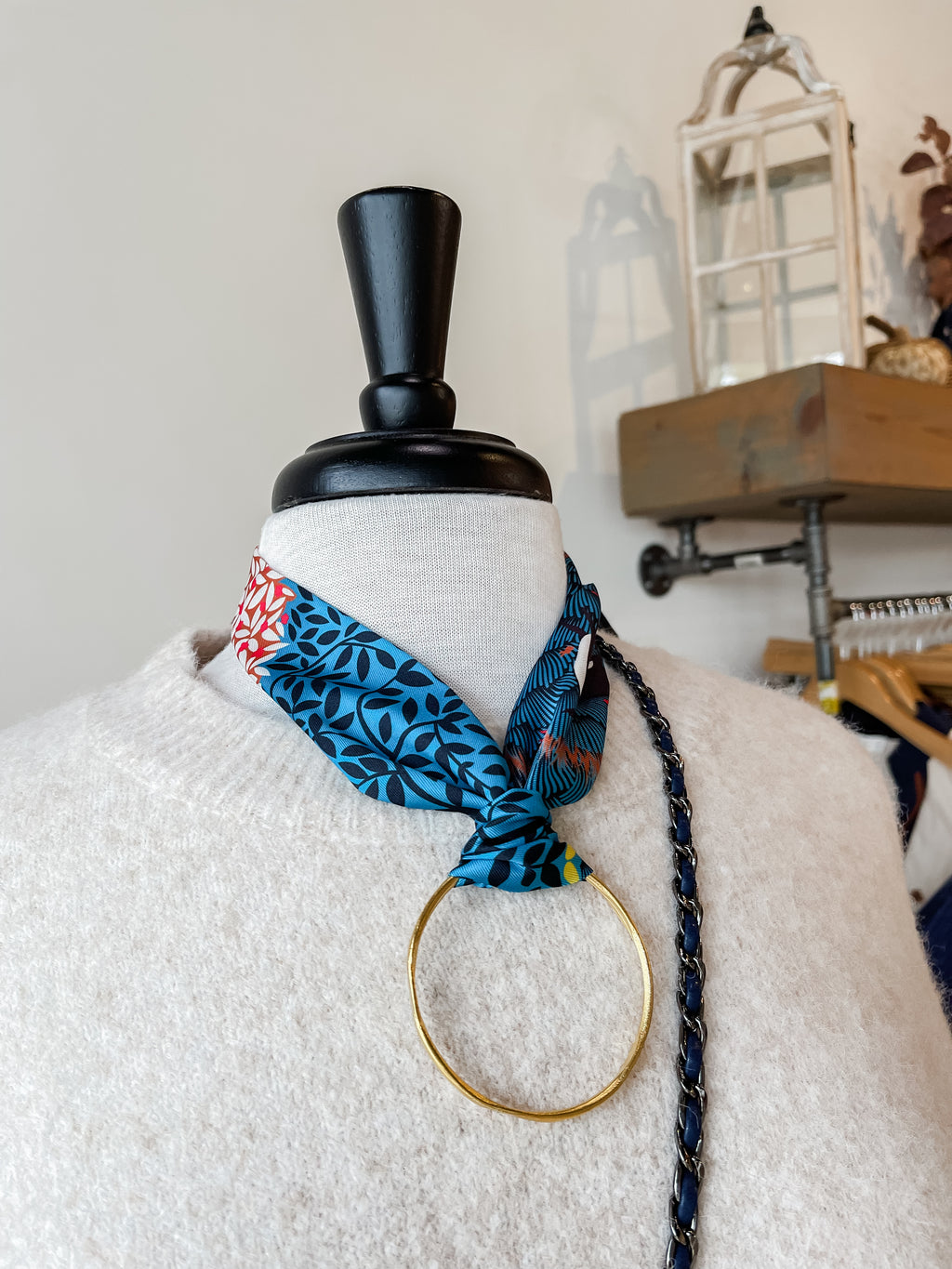 Hoopla Scarf Necklace