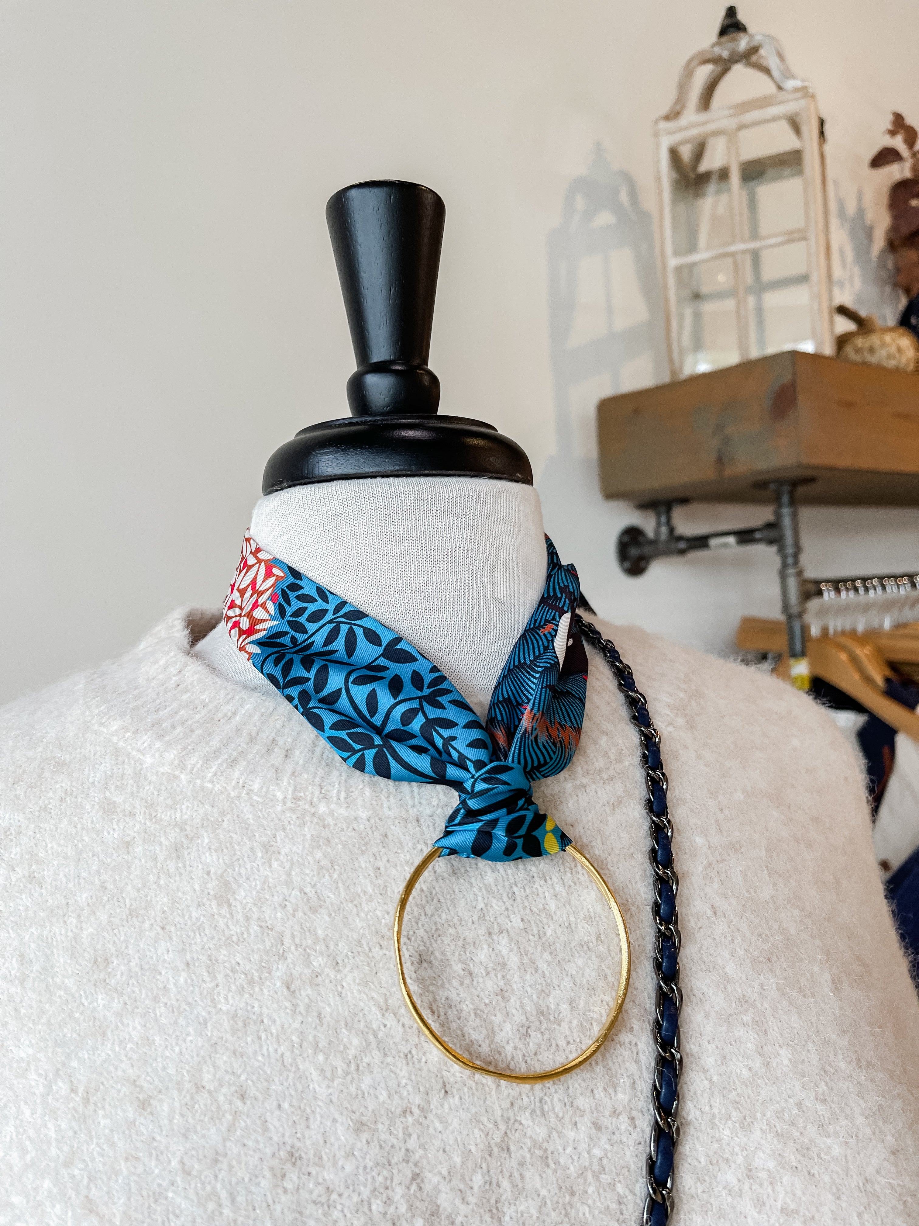 Hoopla Scarf Necklace