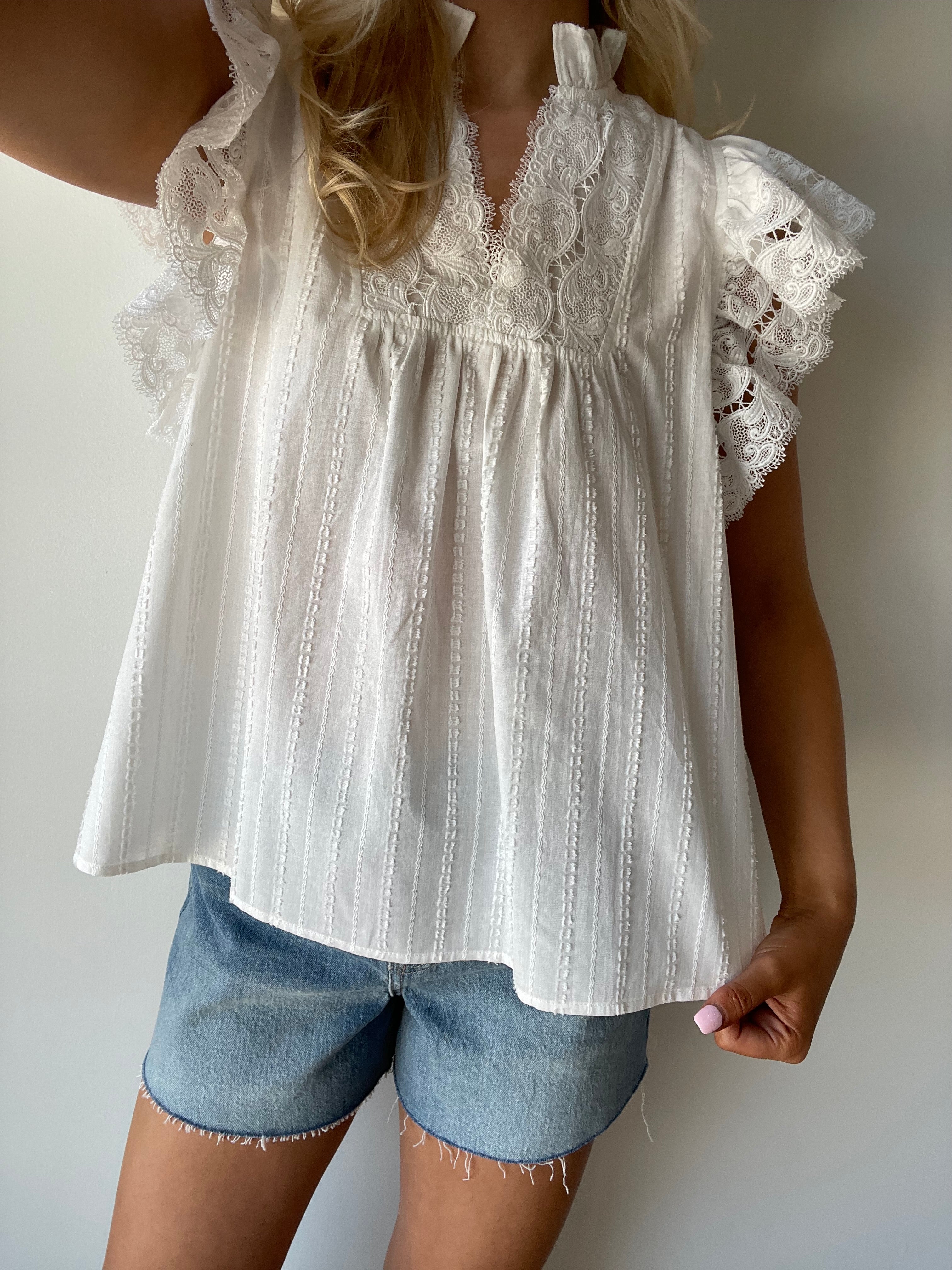 Annabelle Ruffle Top