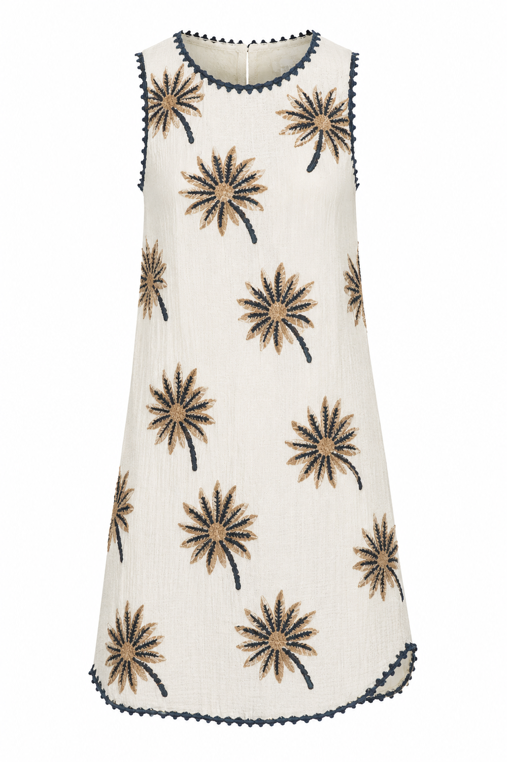 Palm Shift Mini Dress