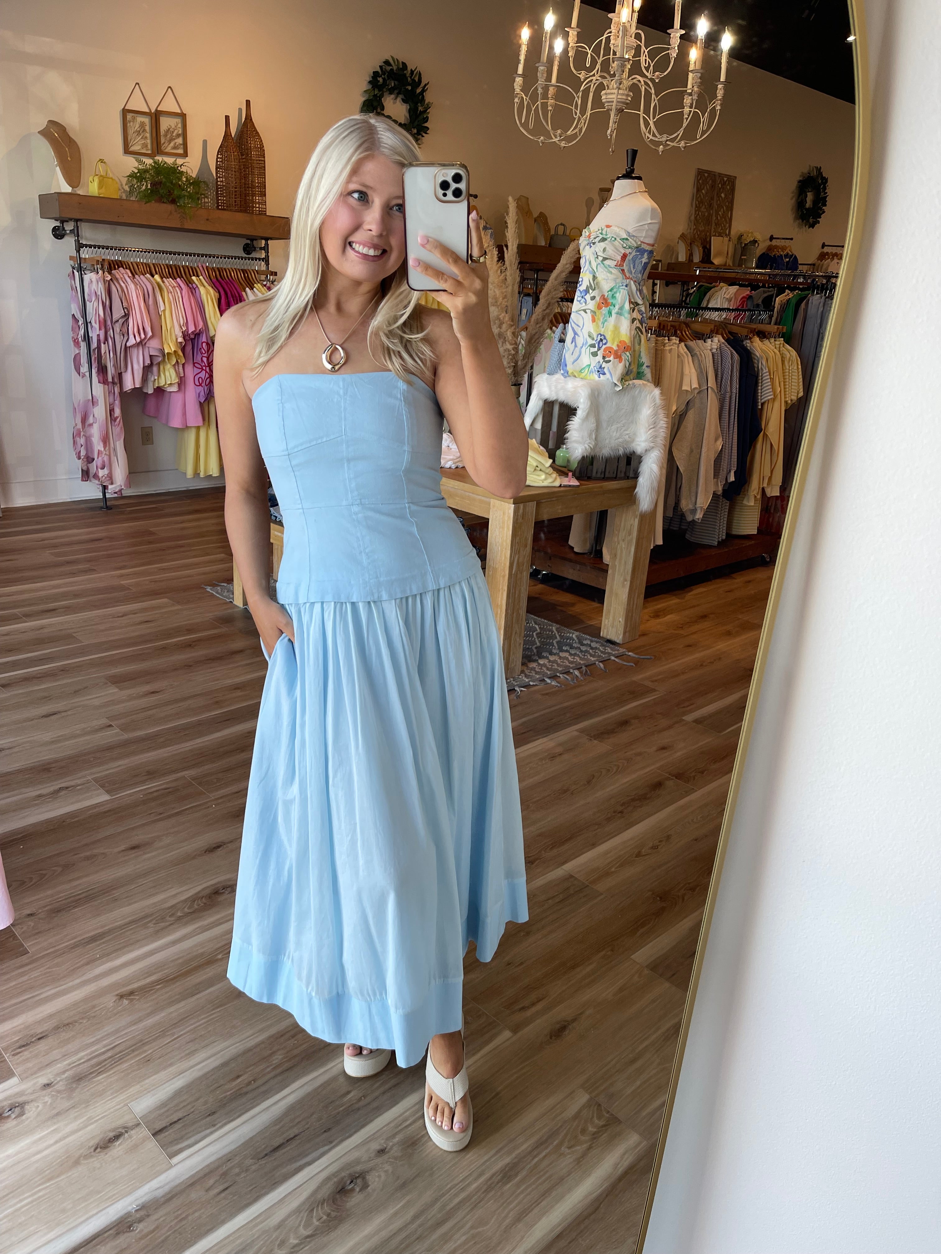 Everleigh Corset Midi Dress