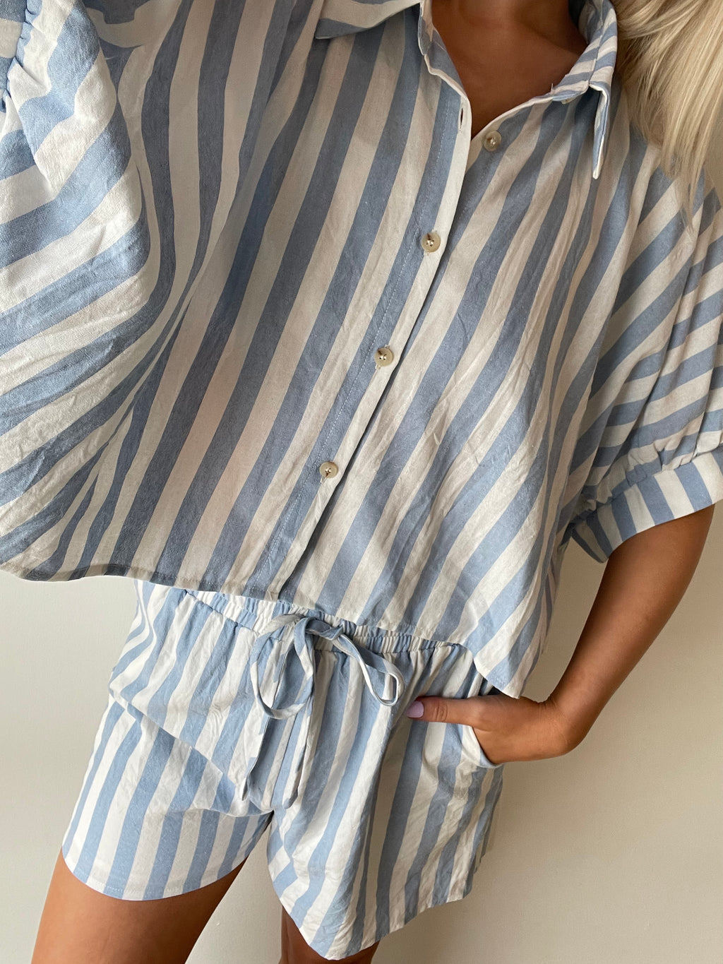 Sadie Stripe Short Set