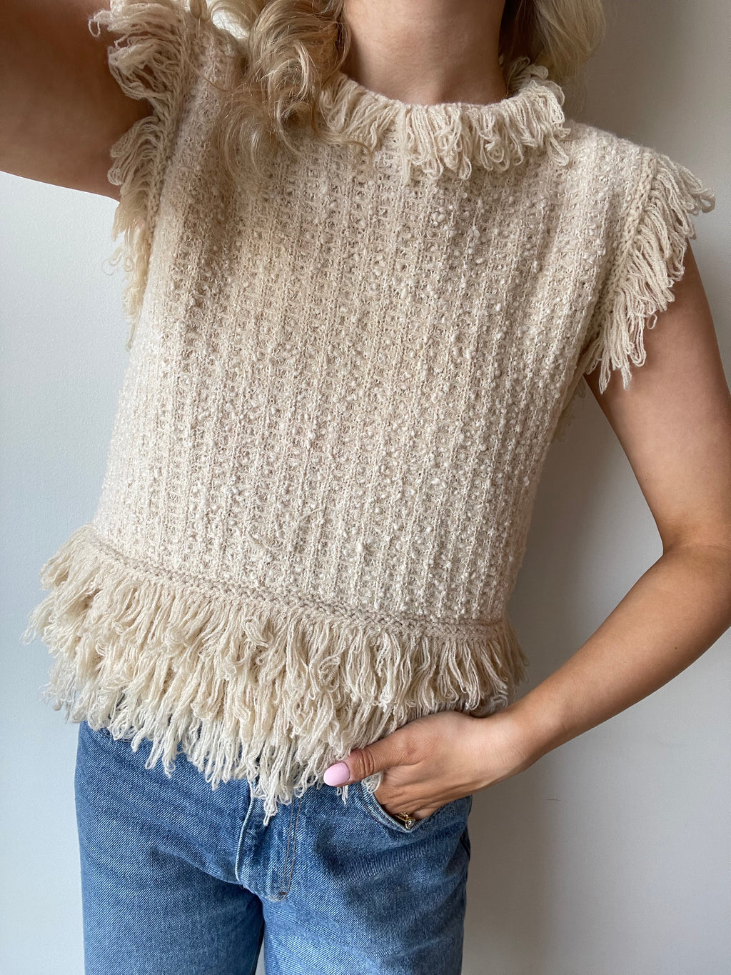 Lilah Fringe Top