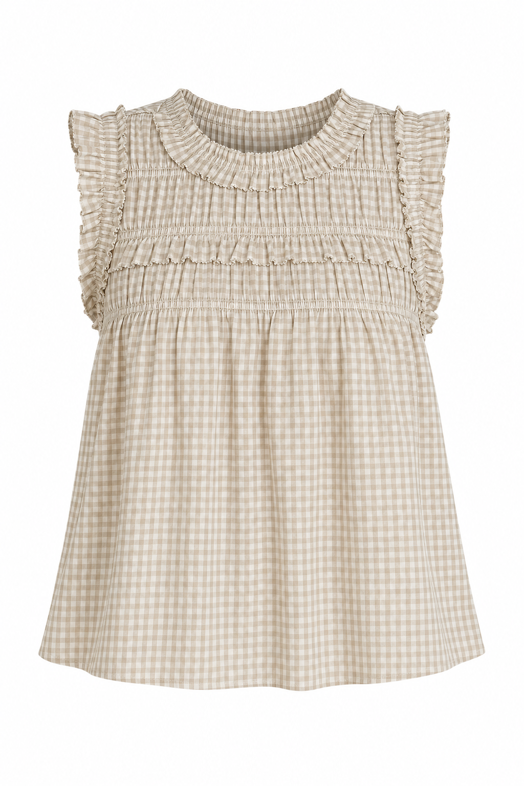 Autumn Gingham Blouse