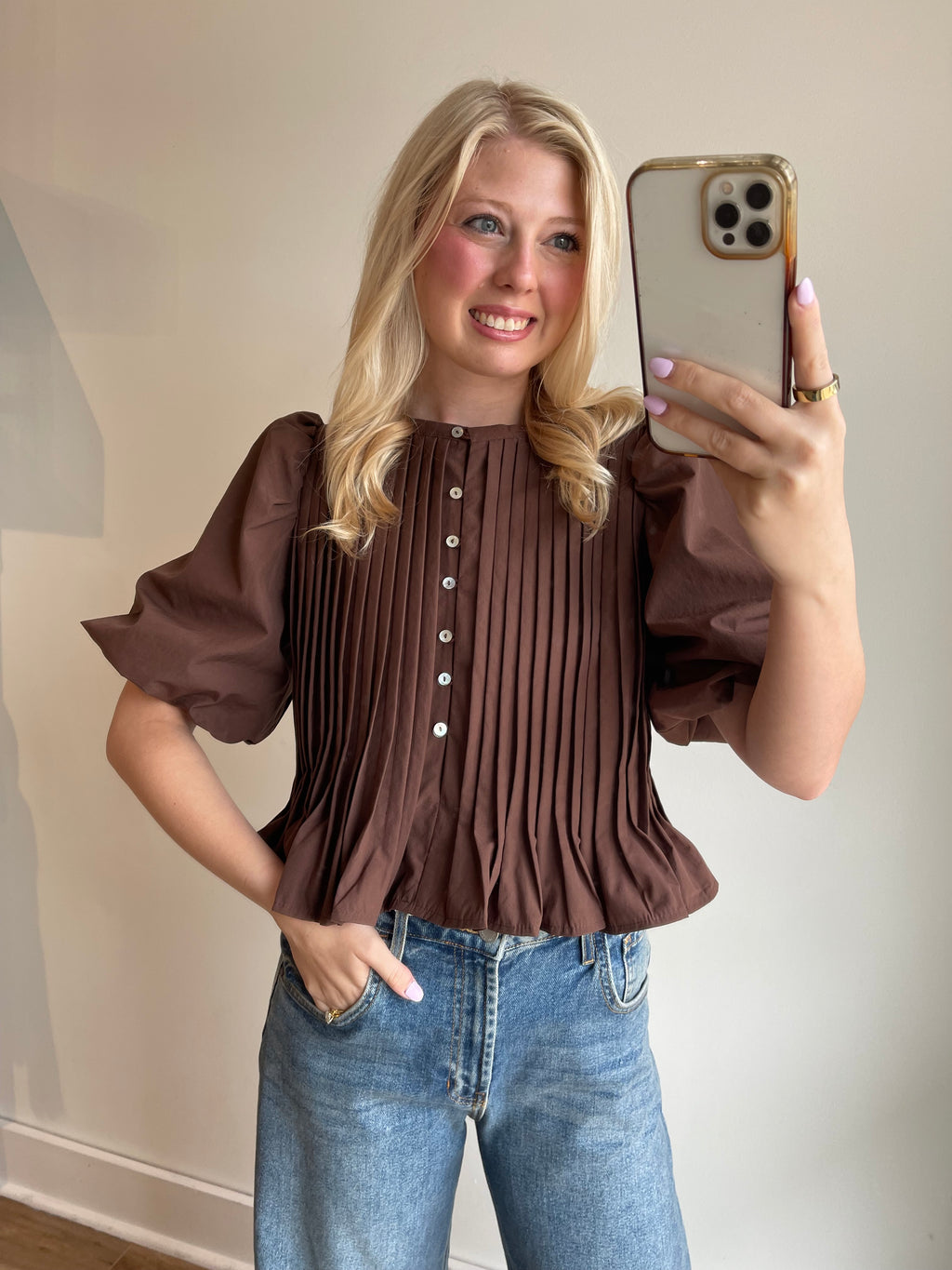 Emmaline Peplum Blouse