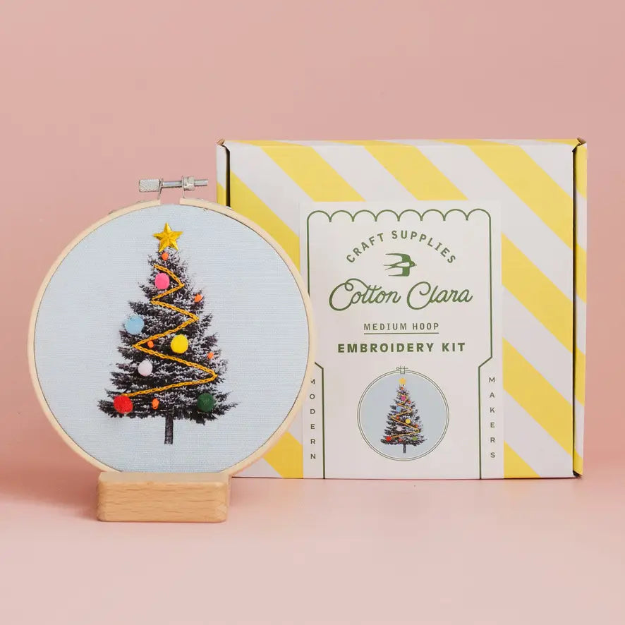 Christmas Tree Embroidery Kit