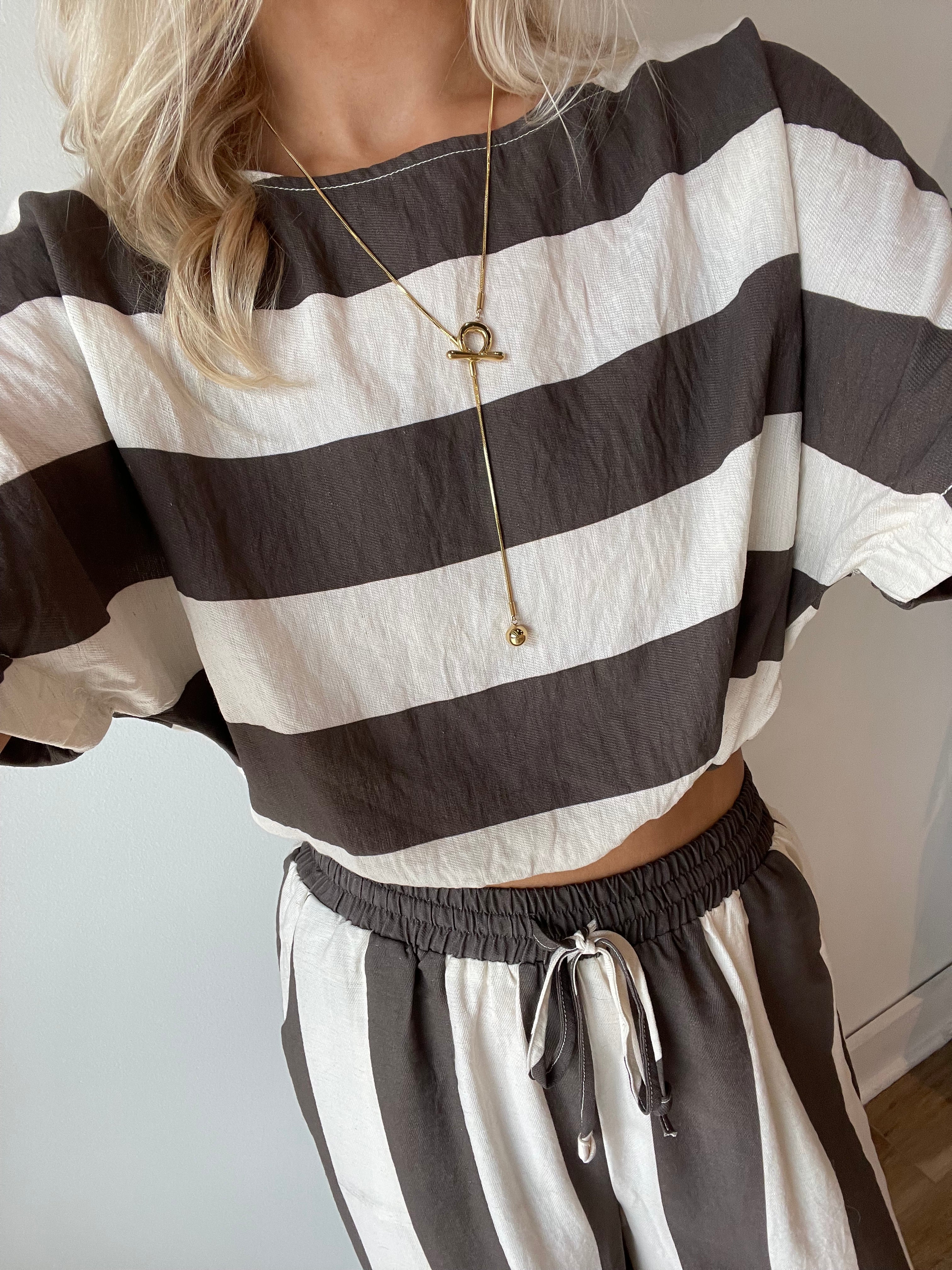 Vada Wide Stripe Top