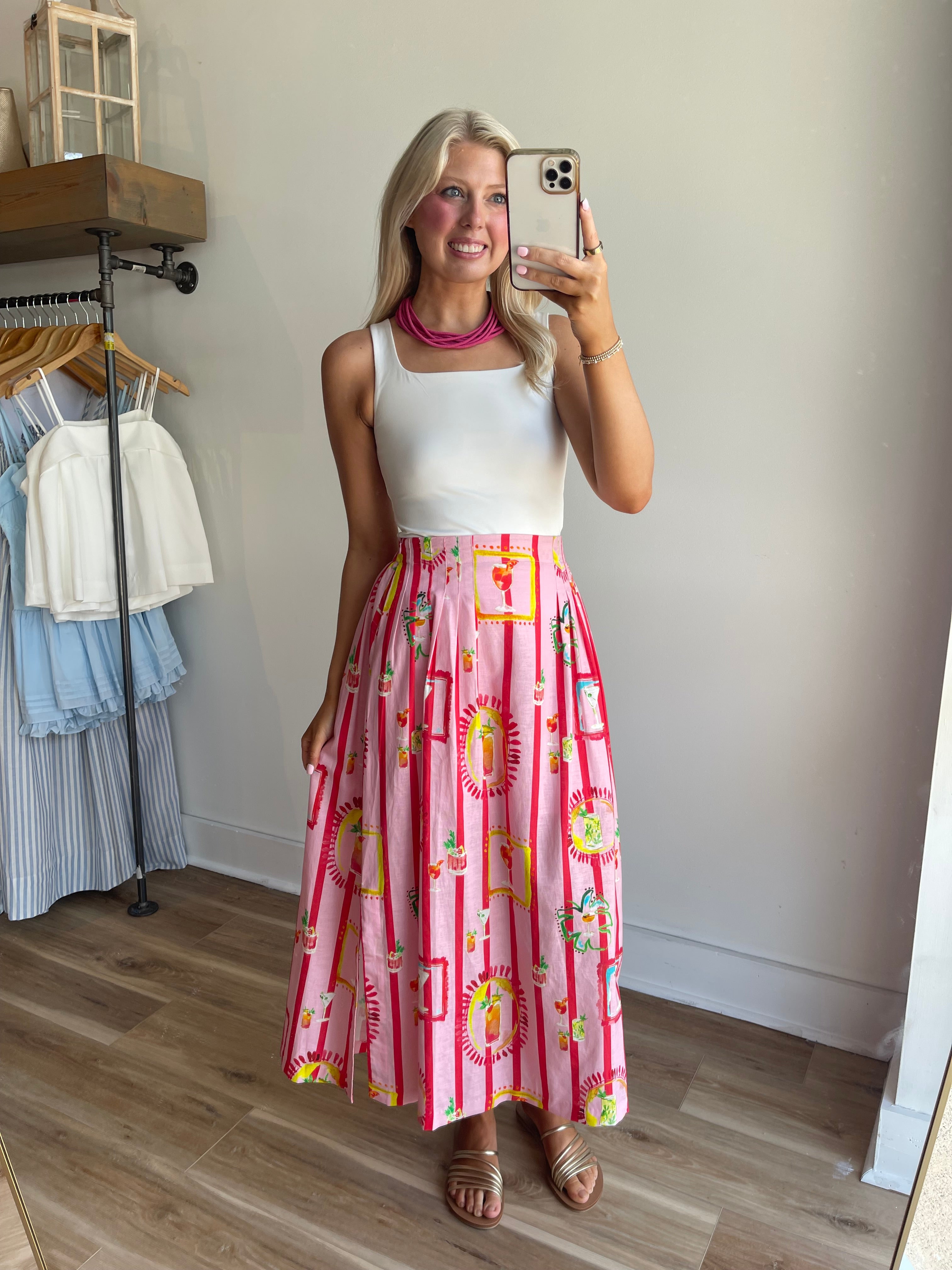 Happy Hour Midi Skirt