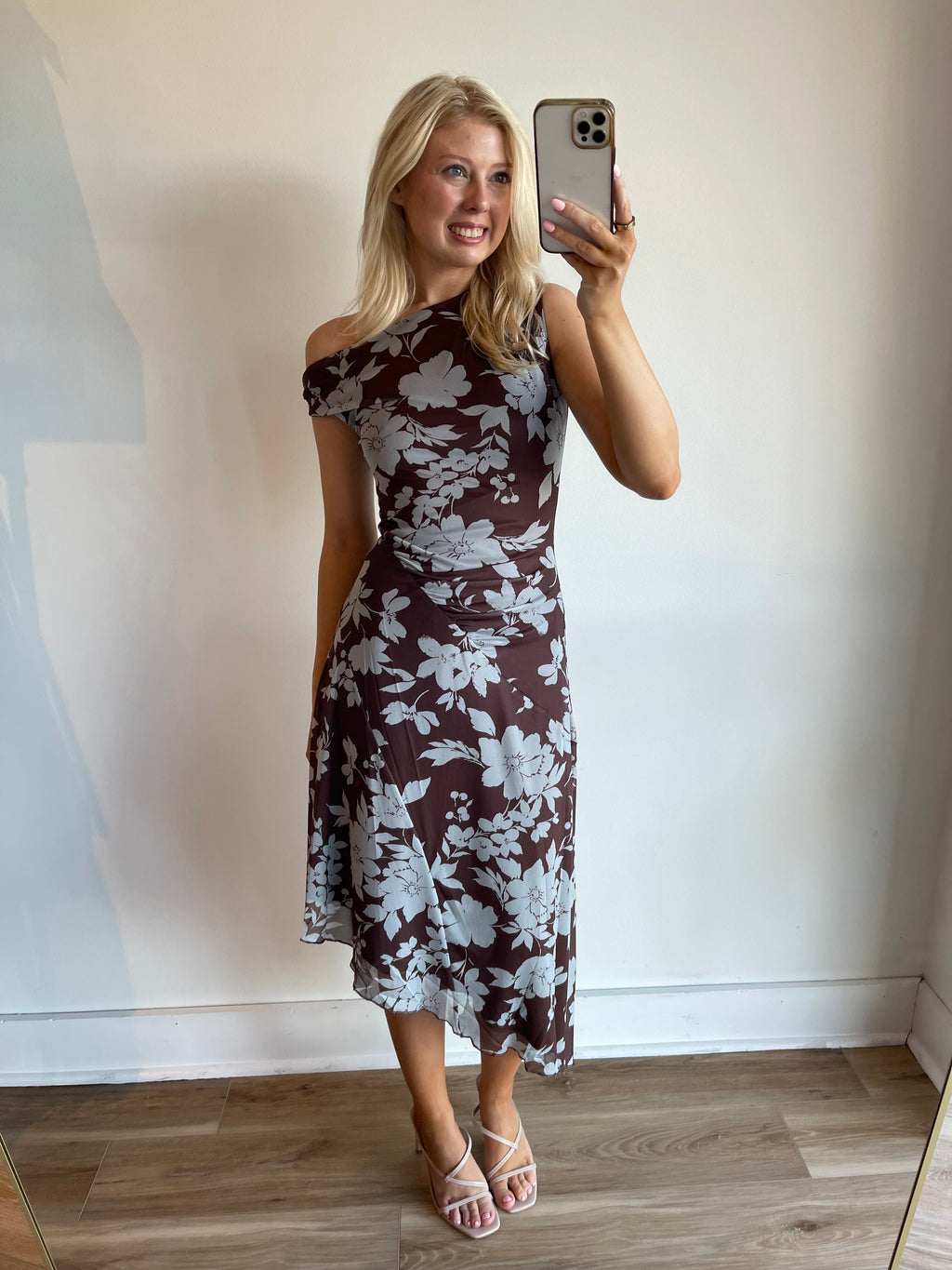Lena One Shoulder Midi Dress