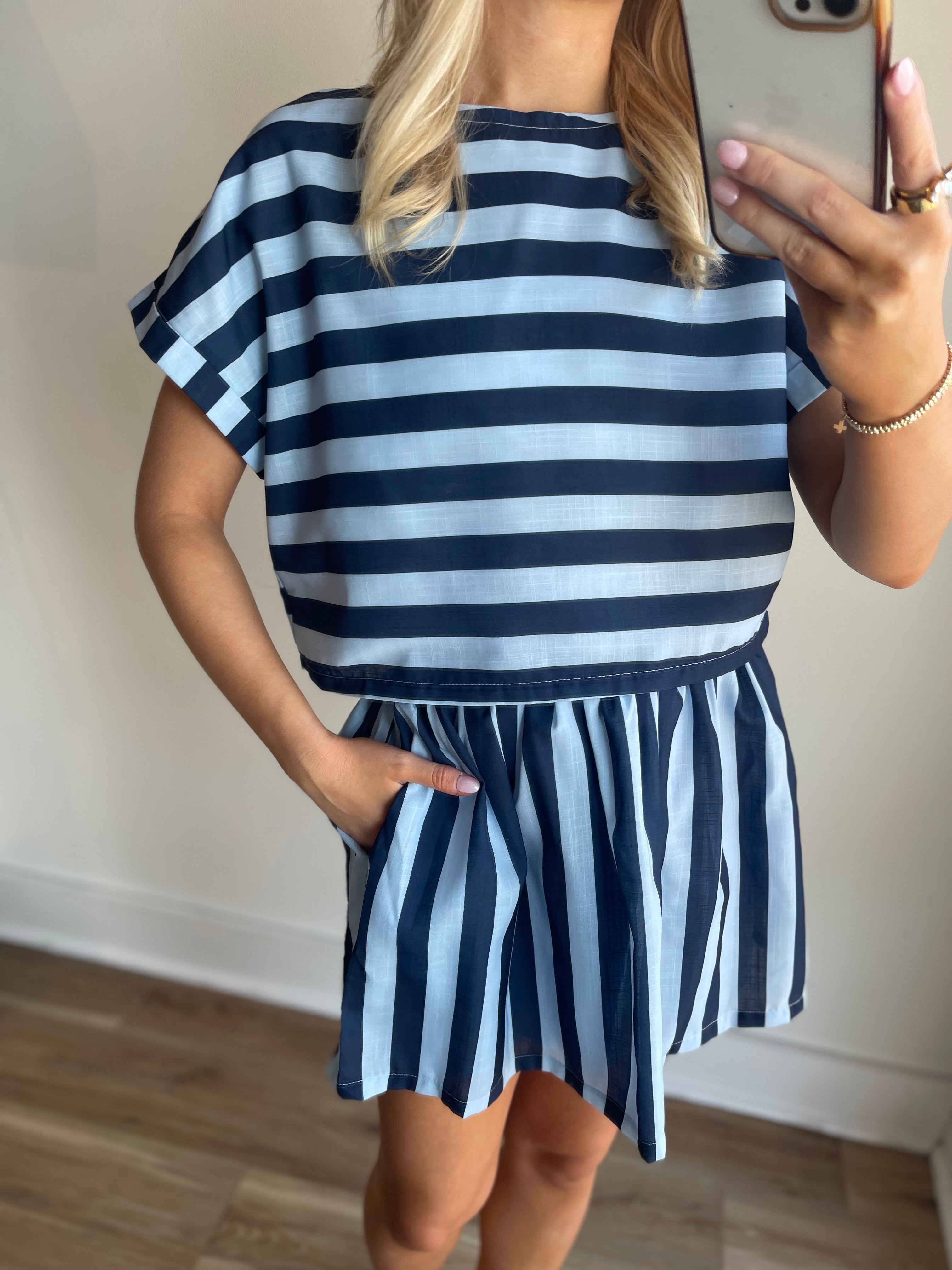Maeve Striped Skirt