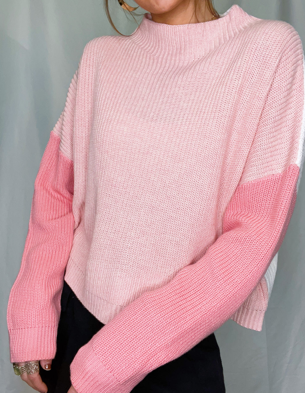 Mae Color Block Sweater