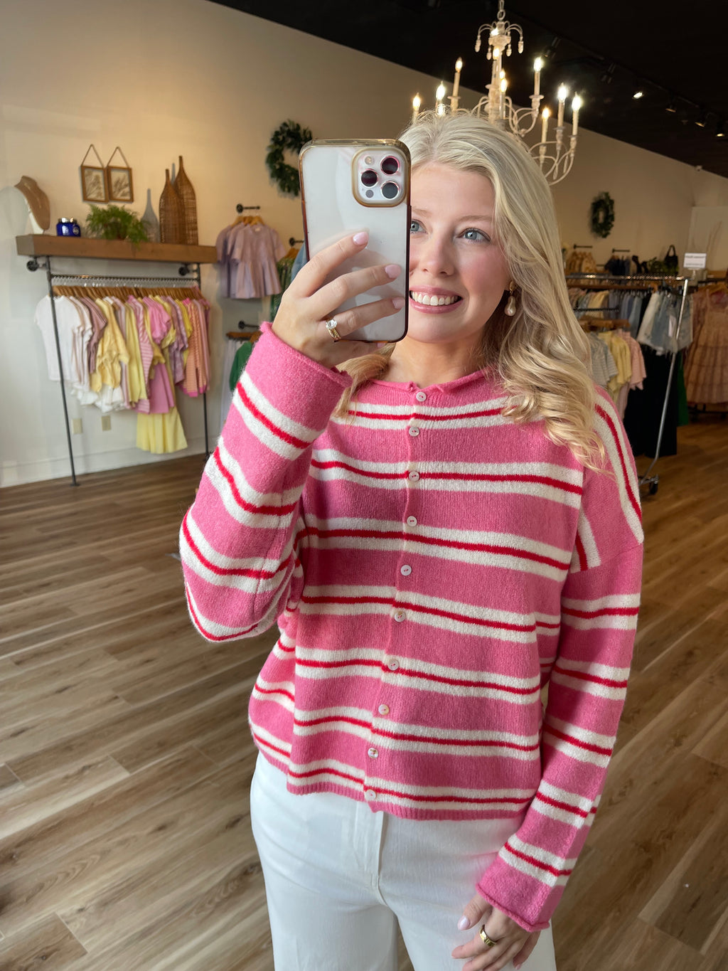 Piper Striped Cardigan