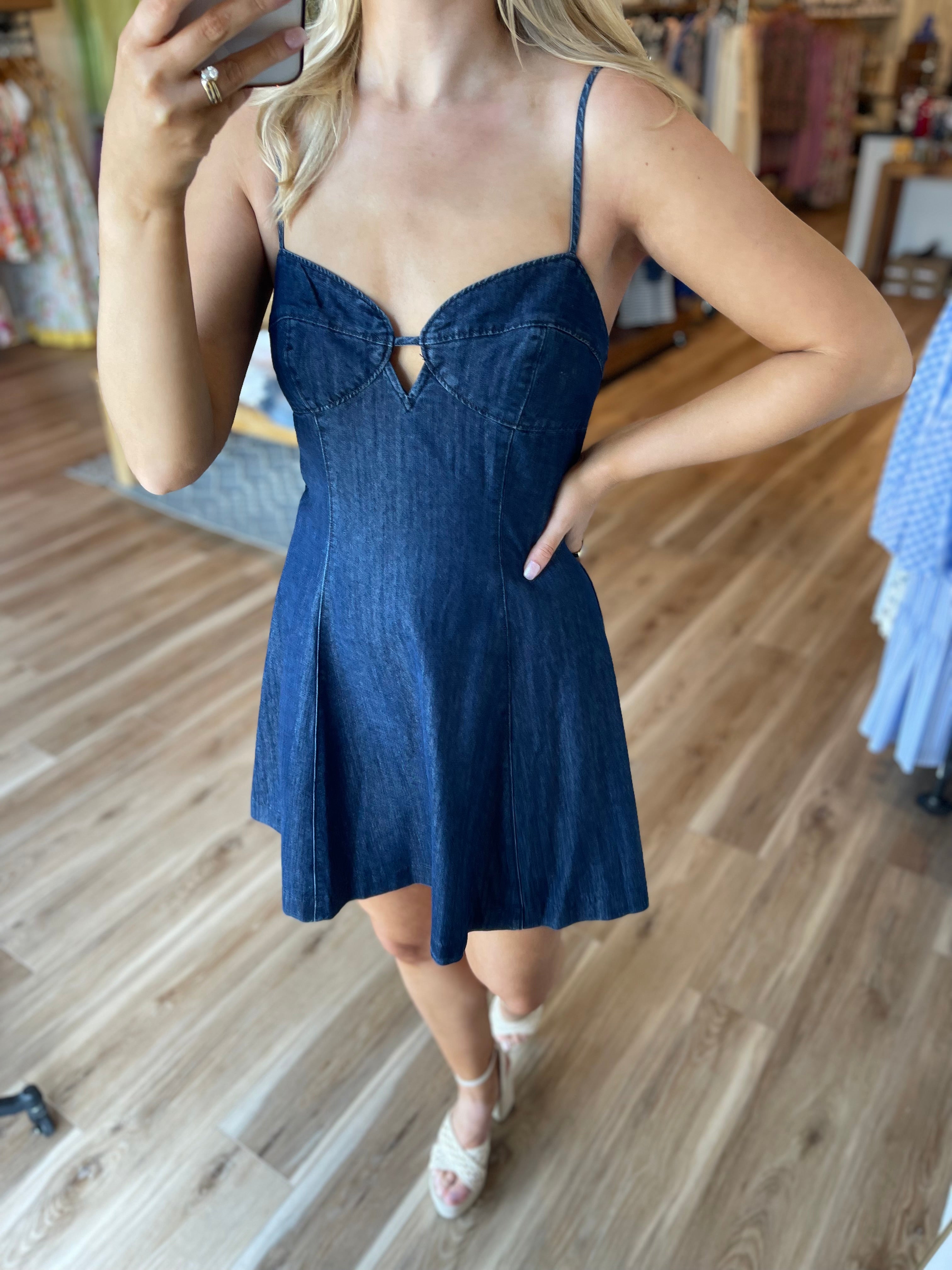 Scottie Denim Mini Dress