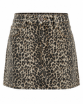 Micro Leopard Skirt