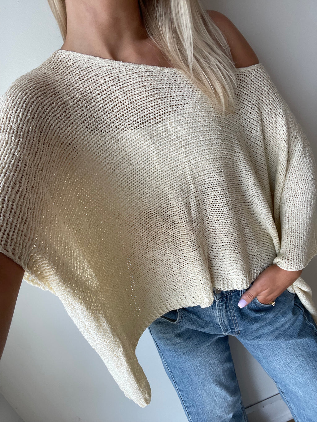 Lurex Poncho