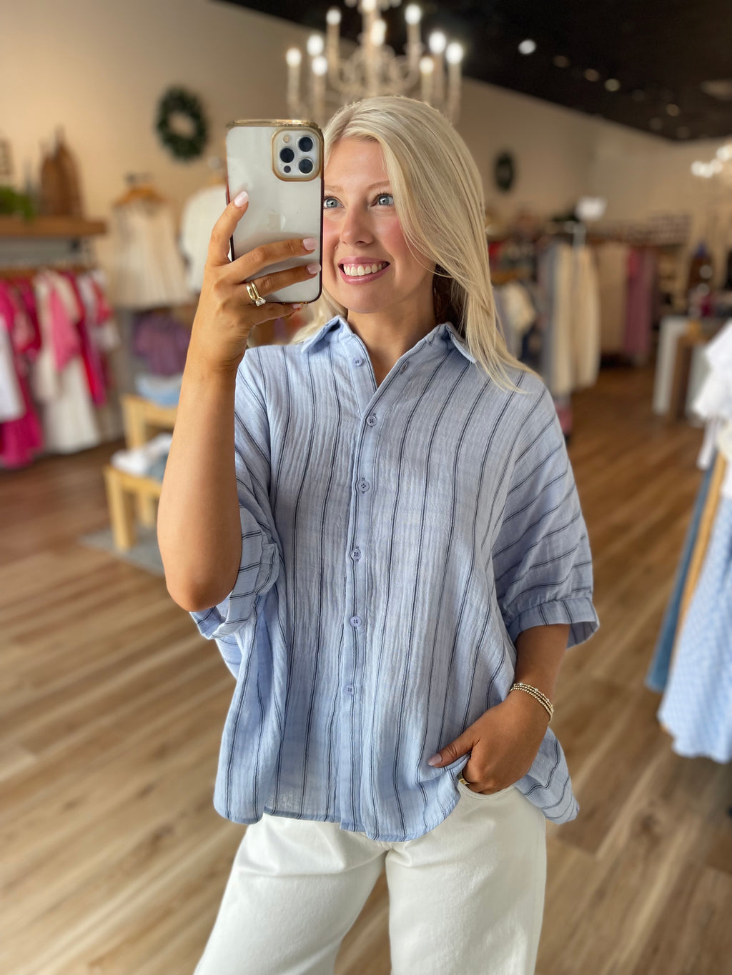 Annie Striped Blouse