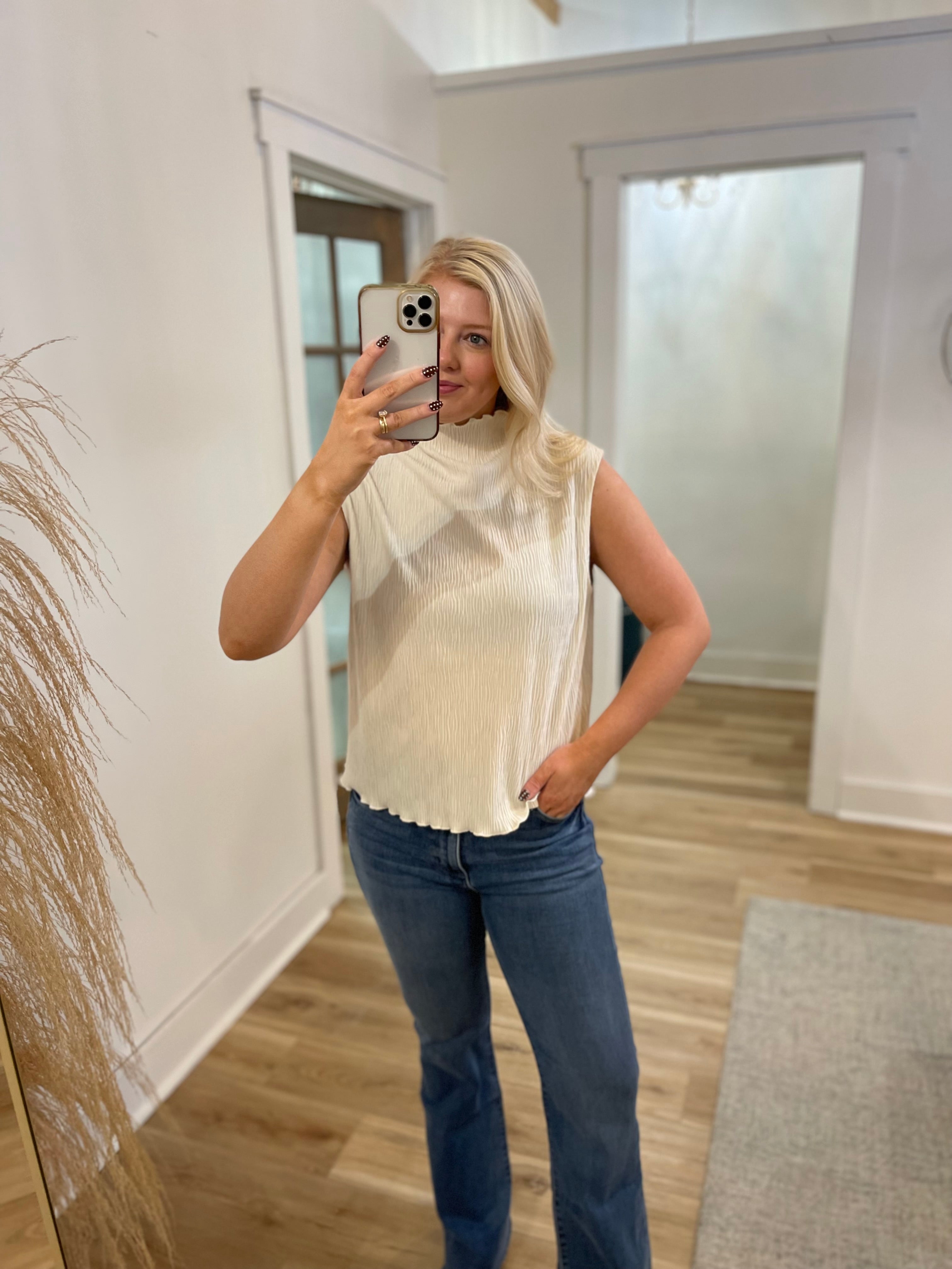Darby Mock Neck Top