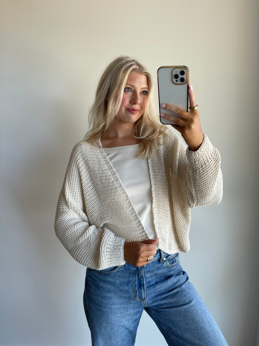 Kelsey Cropped Cardigan
