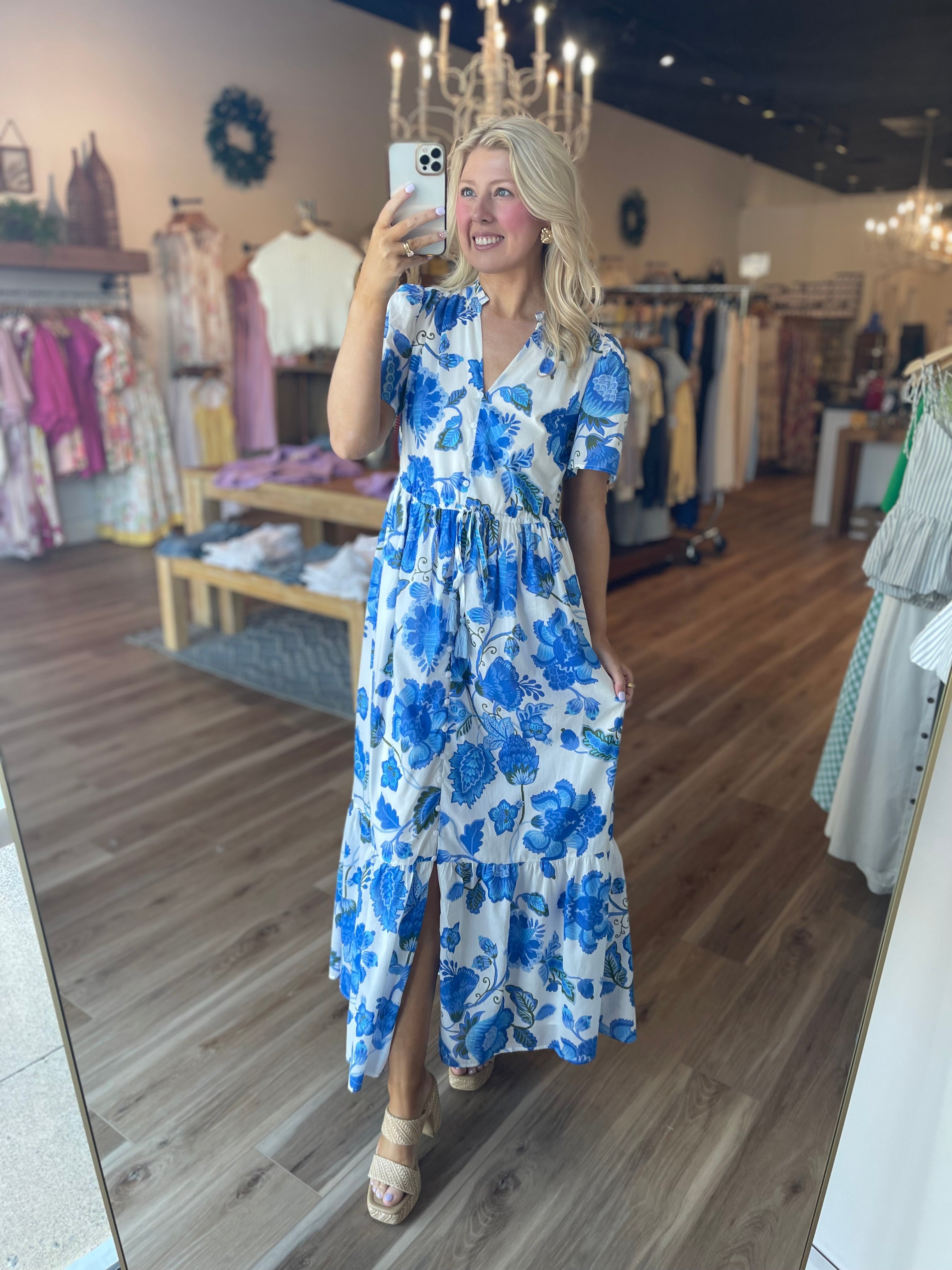 Cassie Floral Maxi Dress