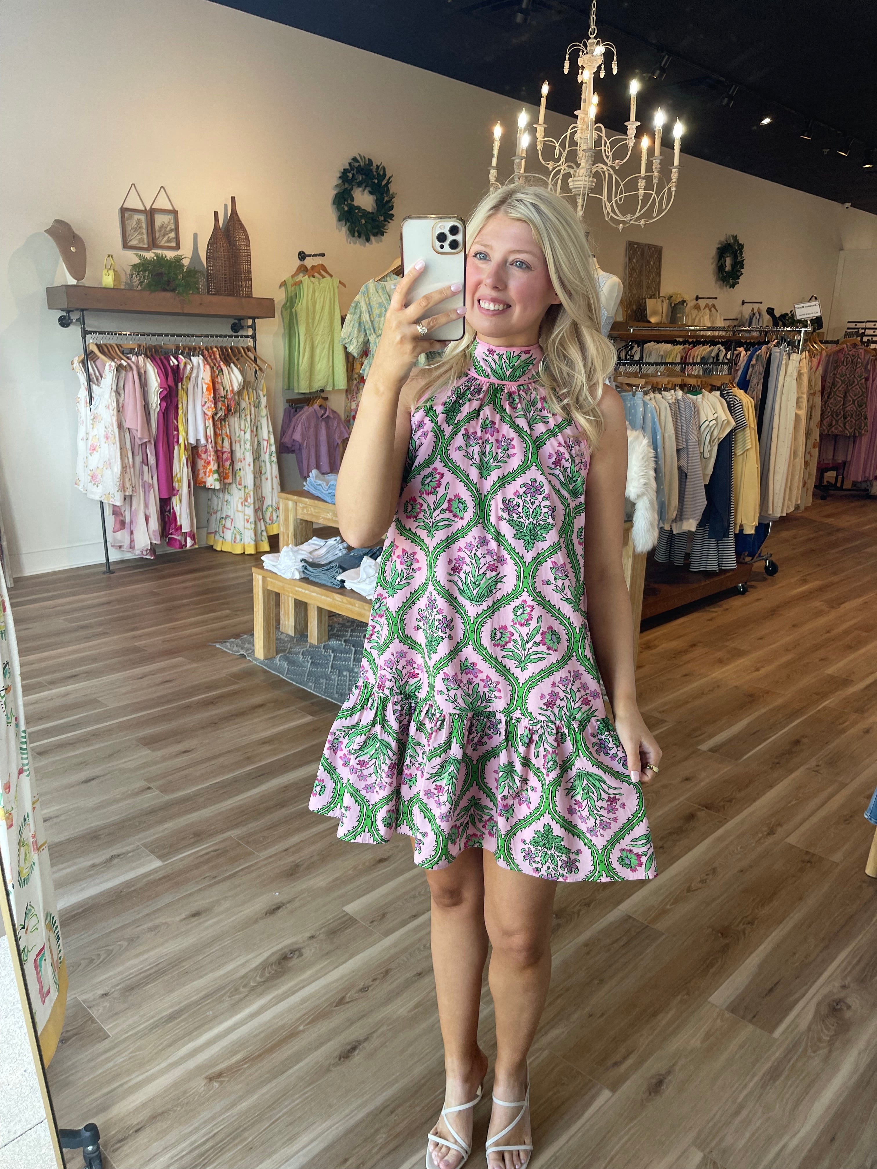 Botanical Mini Dress