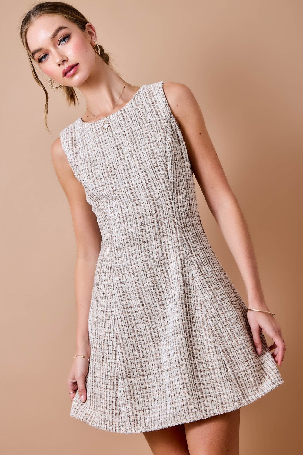 Camila Tweed Mini Dress