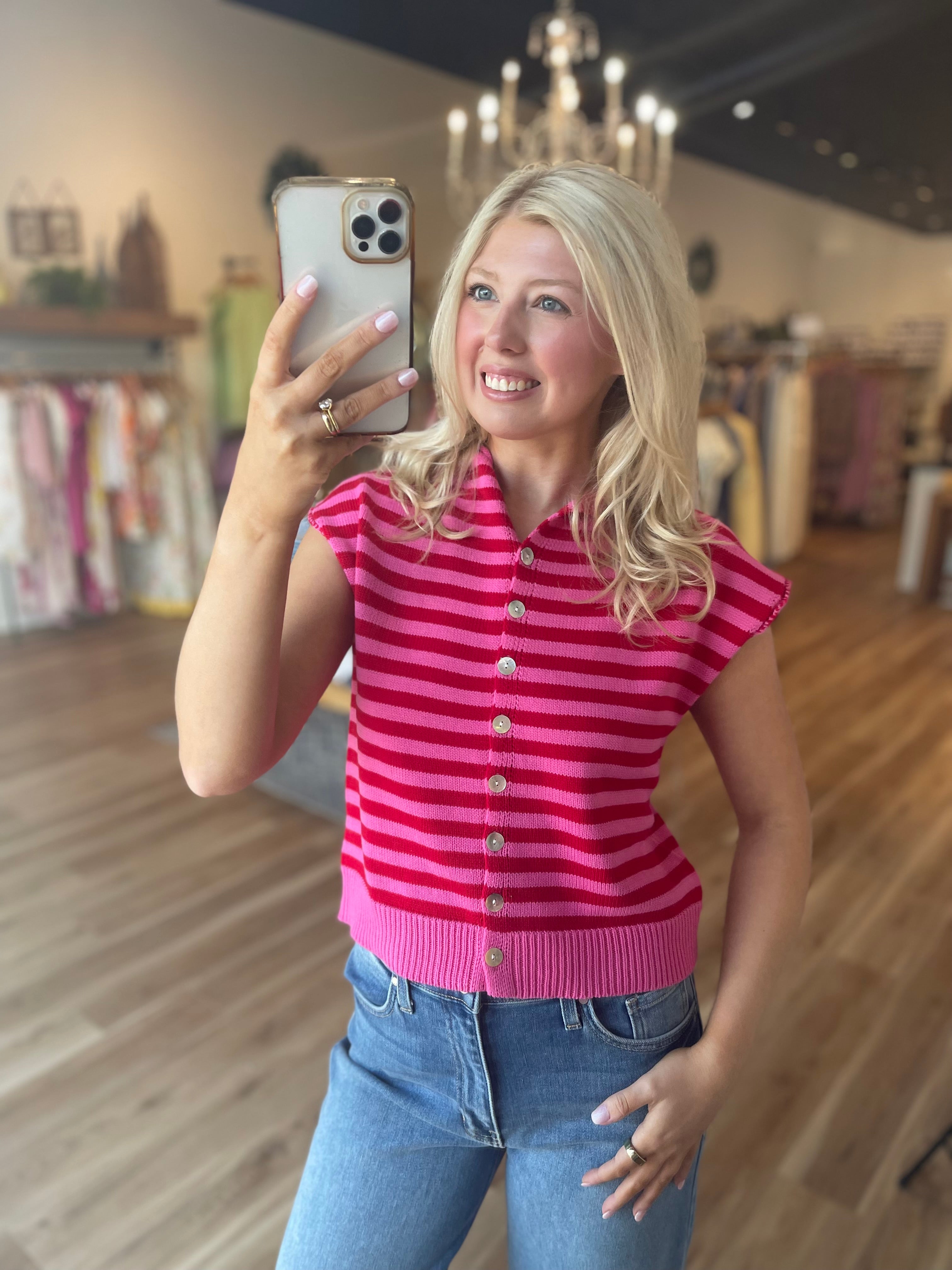 Mallory Stripe Top