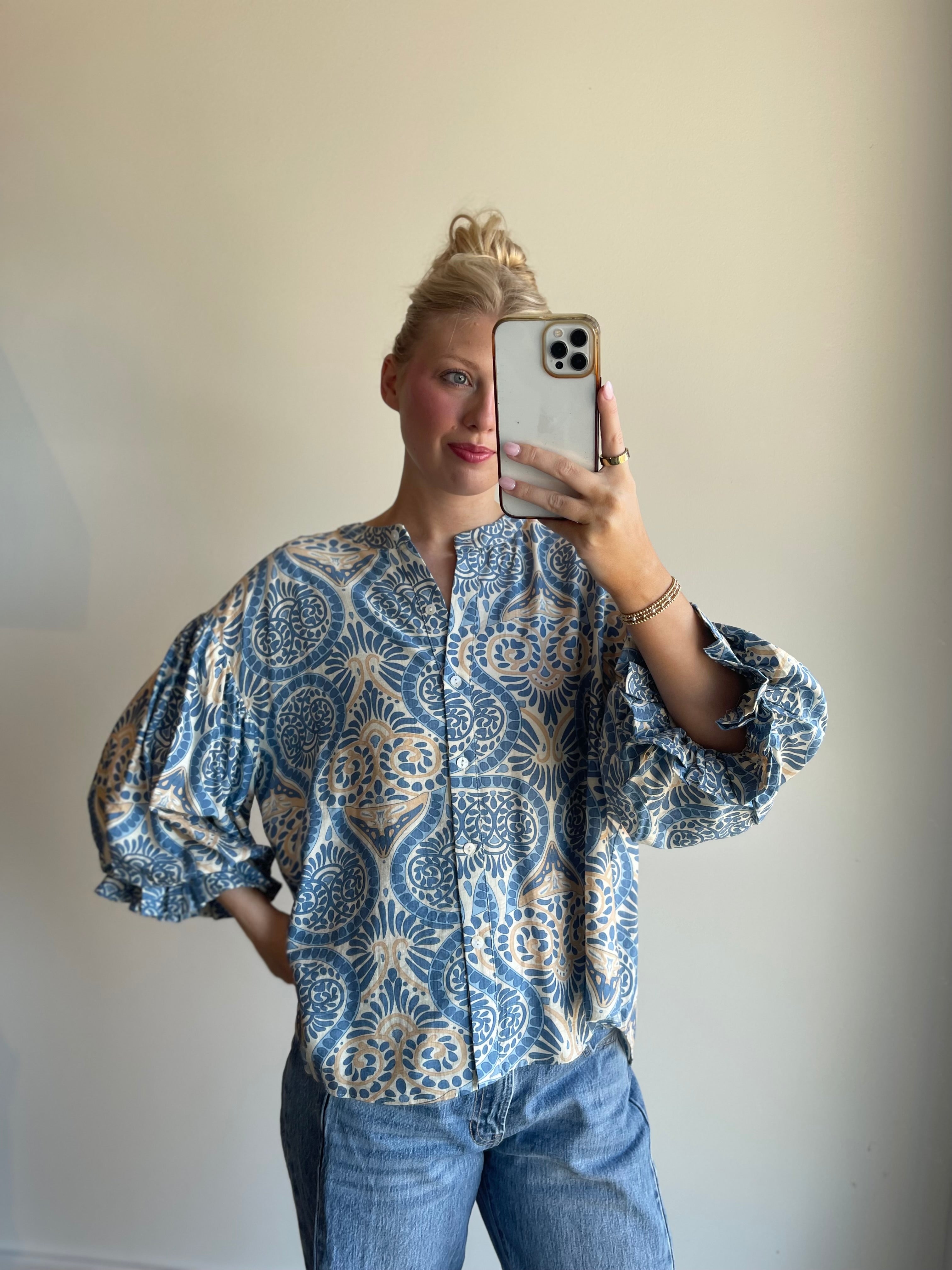 Laken Button Down Blouse