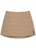 Charlie Checkered Mini Skort