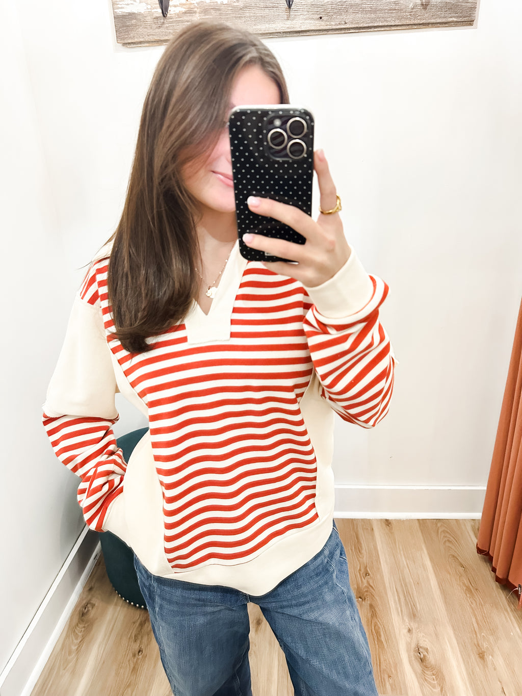 Steph Striped Top