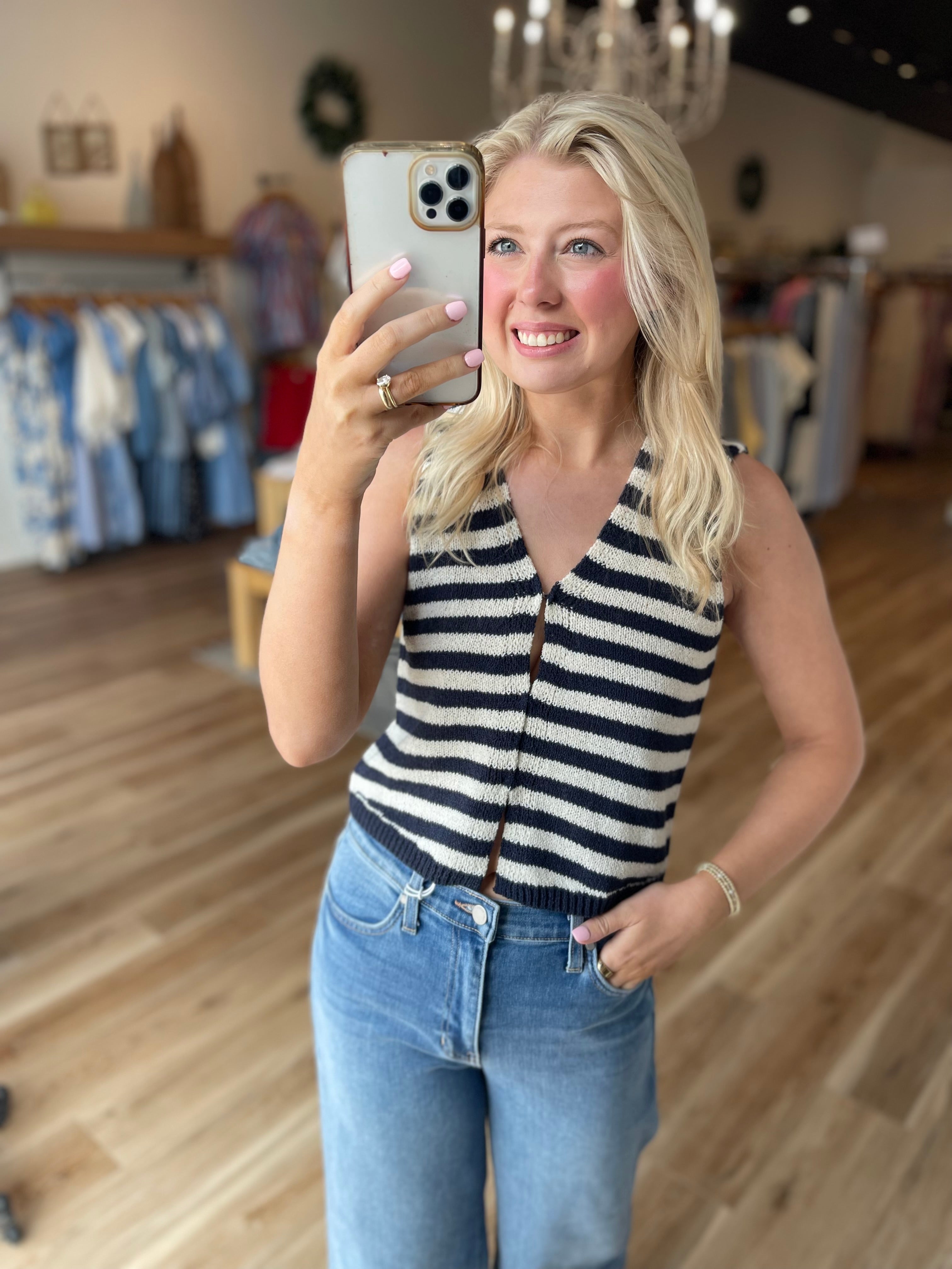 Jessa Striped Top