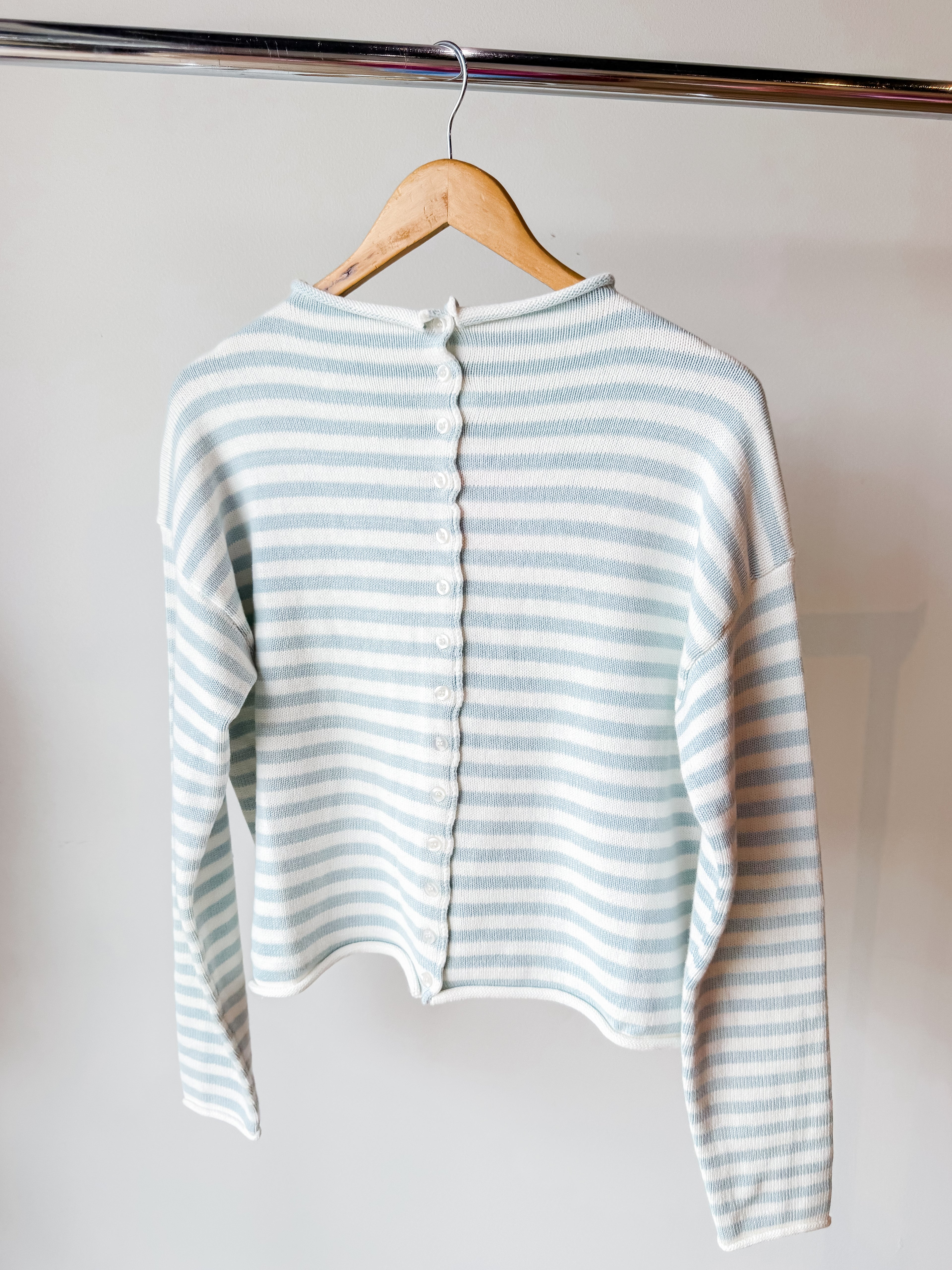Elina Striped Knit Top