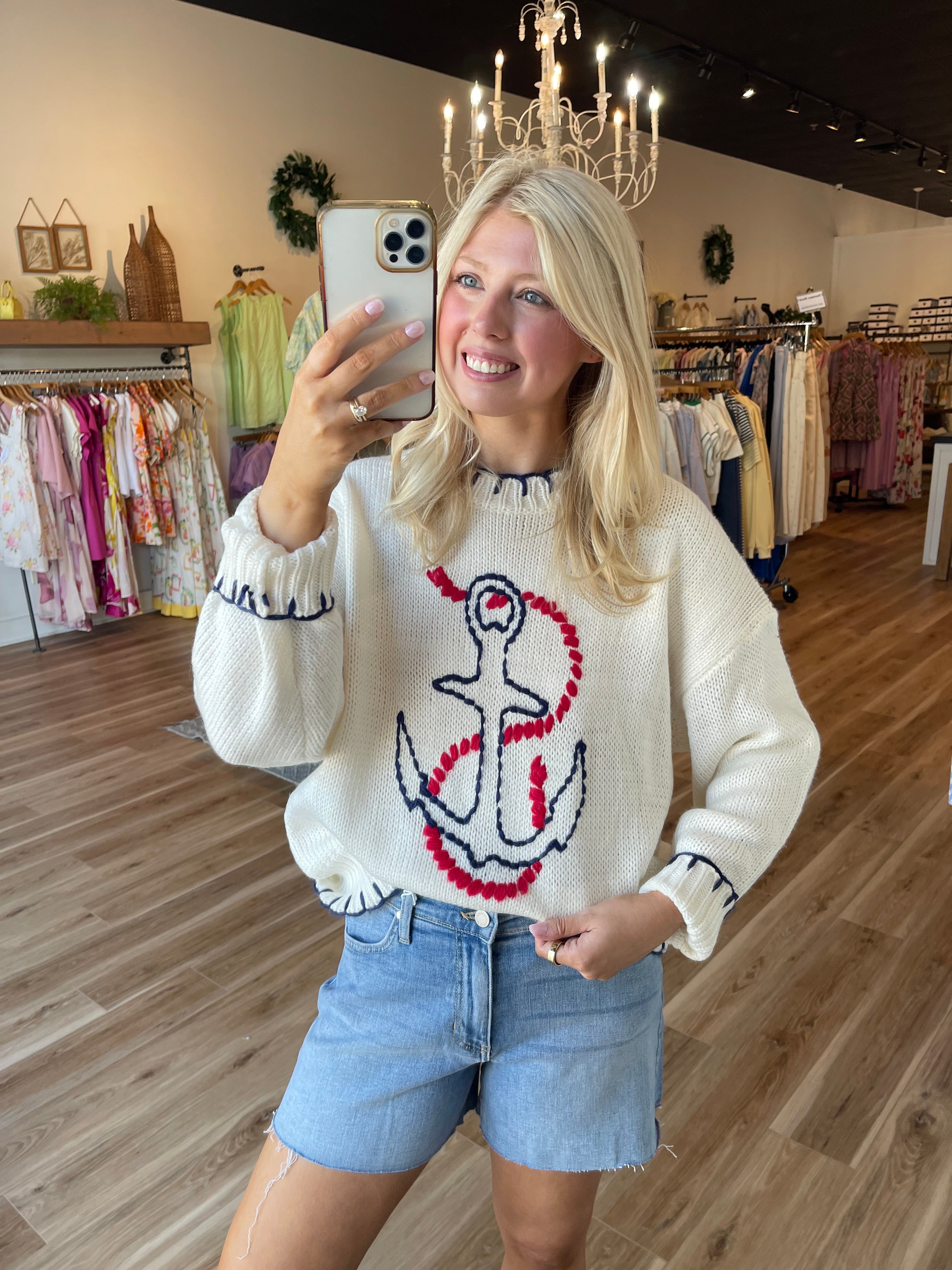 Anchor Knit Sweater