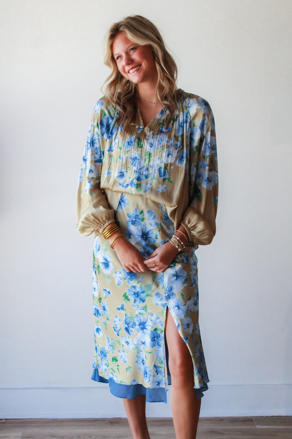 Estelle Layered Midi Skirt