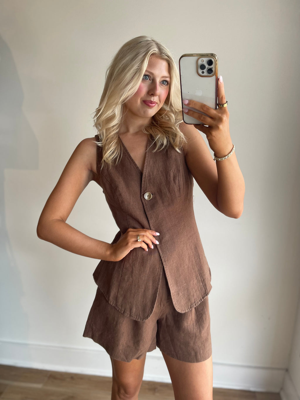 Eloise Linen Vest