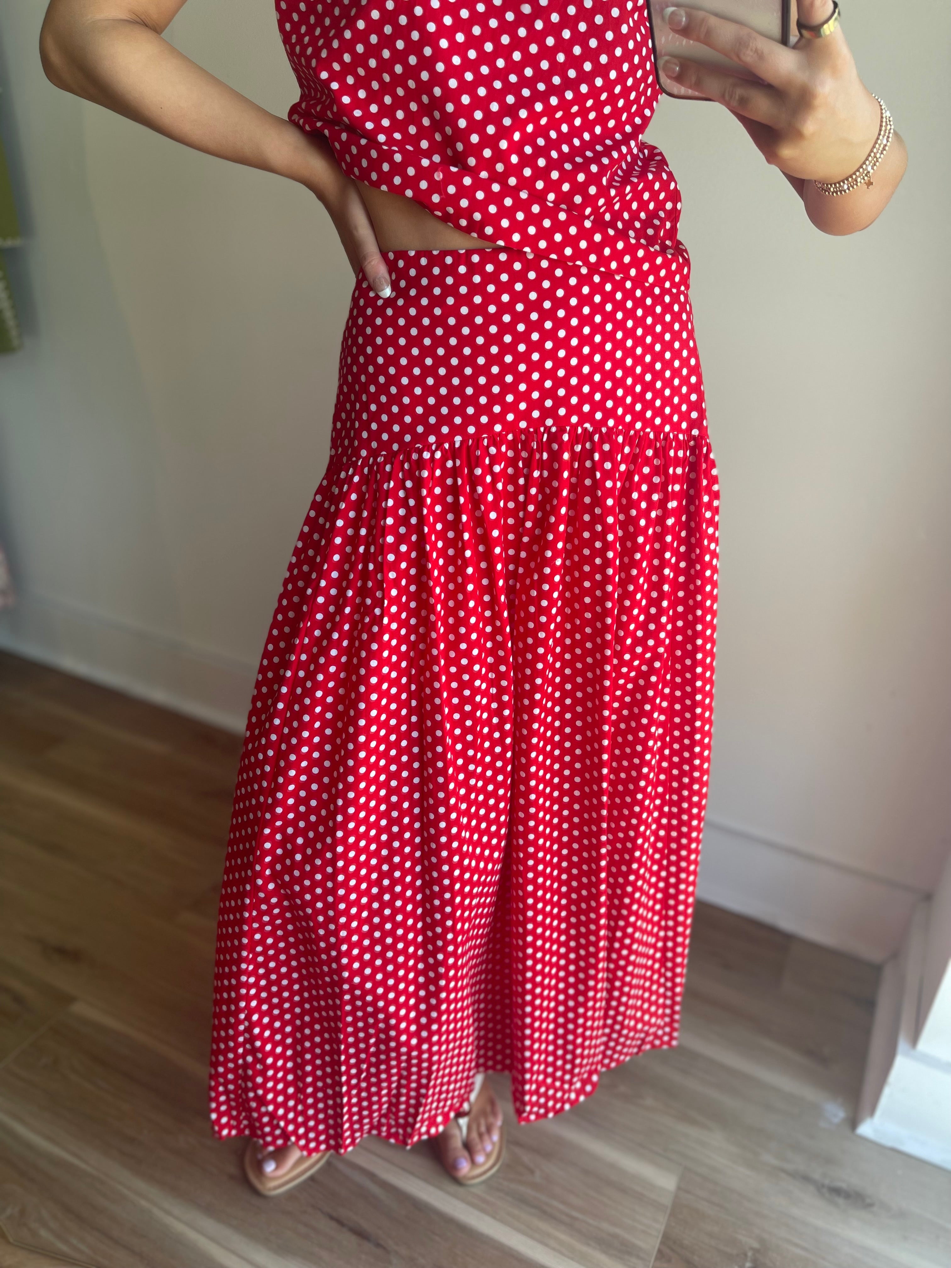 Karina Polka Dot Skirt