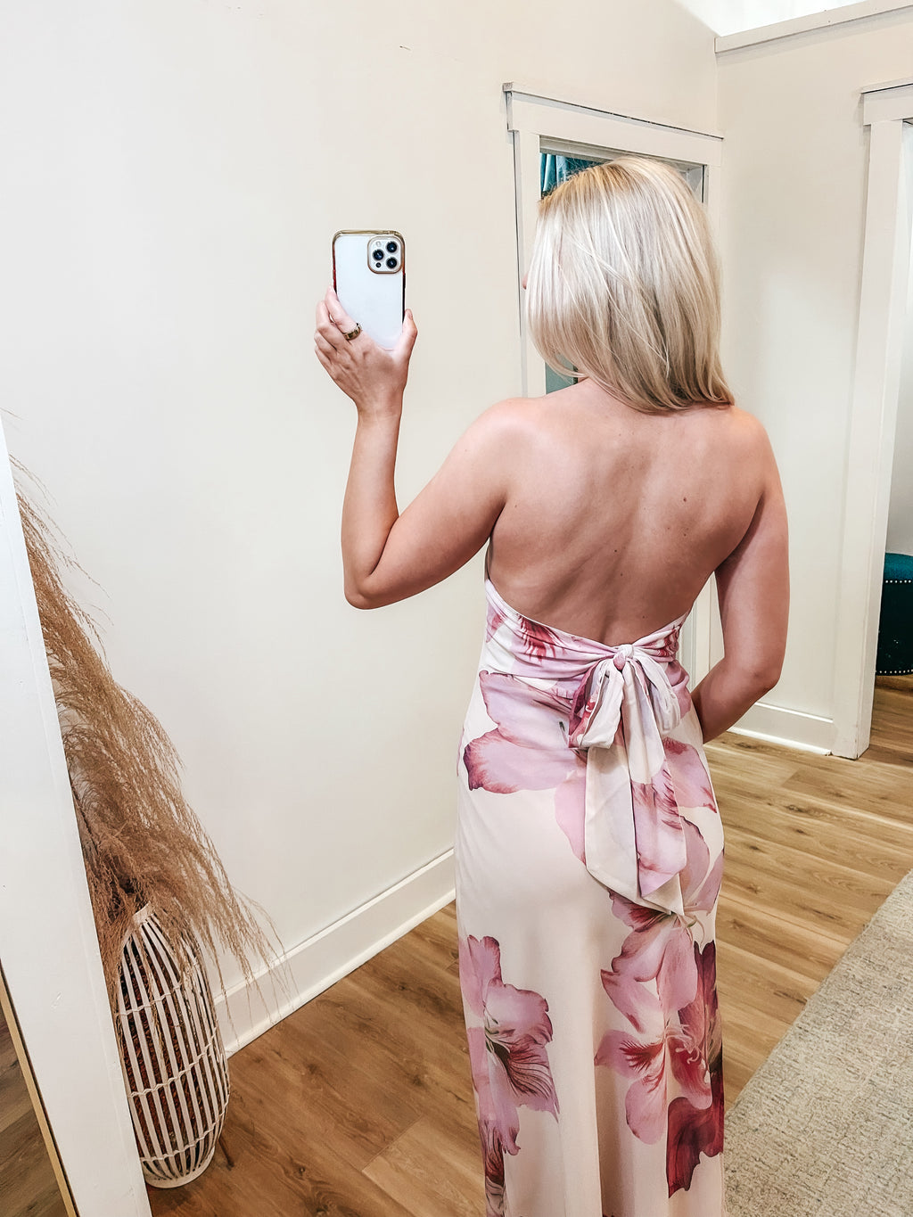 Bloomlight Strapless Maxi Dress