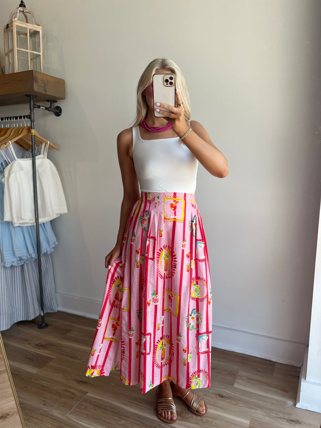 Happy Hour Midi Skirt